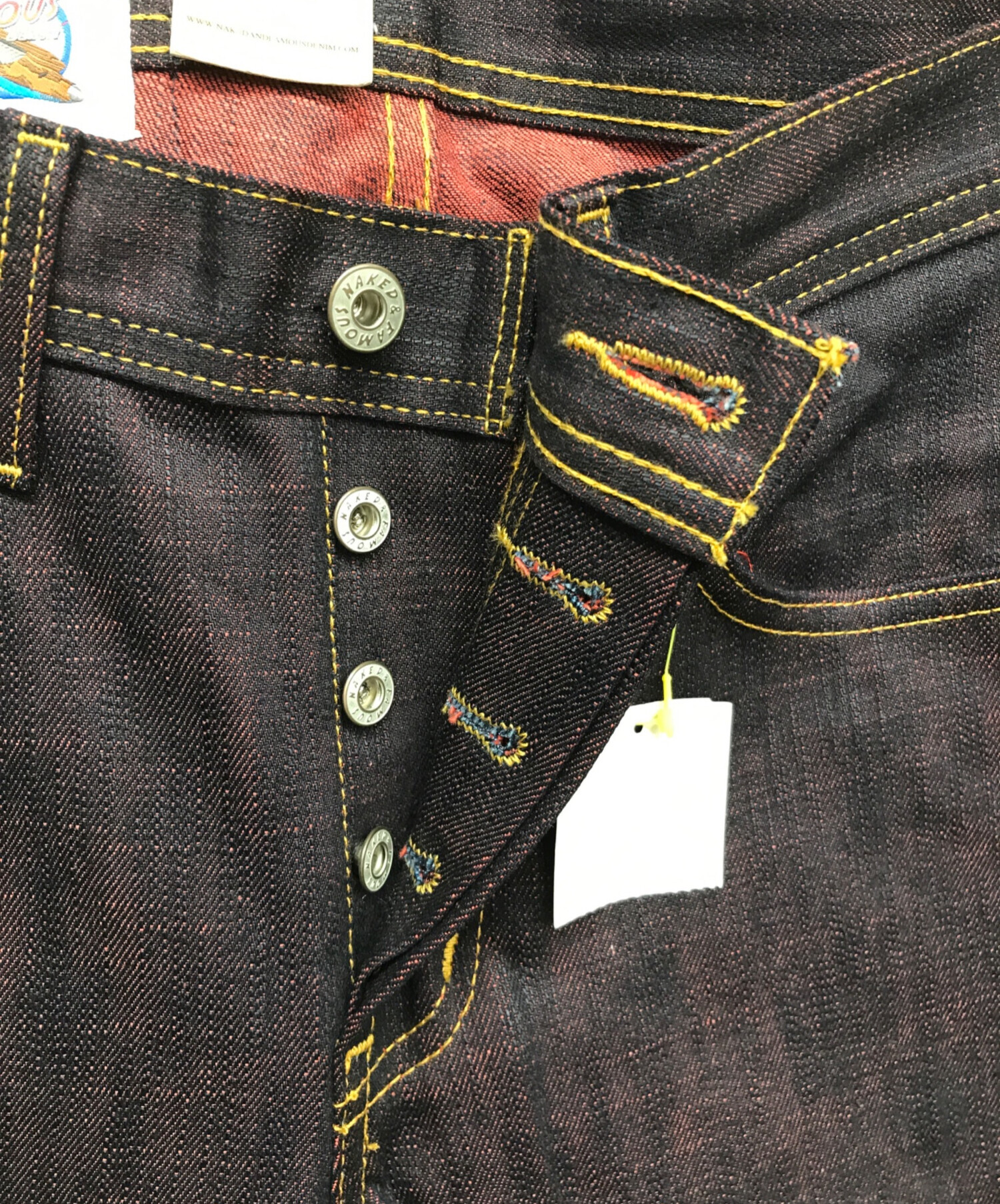 NAKED & FAMOUS DENIM ネイキッドアンドフェイマスデニム デニムパンツ メンズ 【古着】【中古】 中古・古着通販】NAKED & FAMOUS DENIM (ネイキッドアンドフェイマス