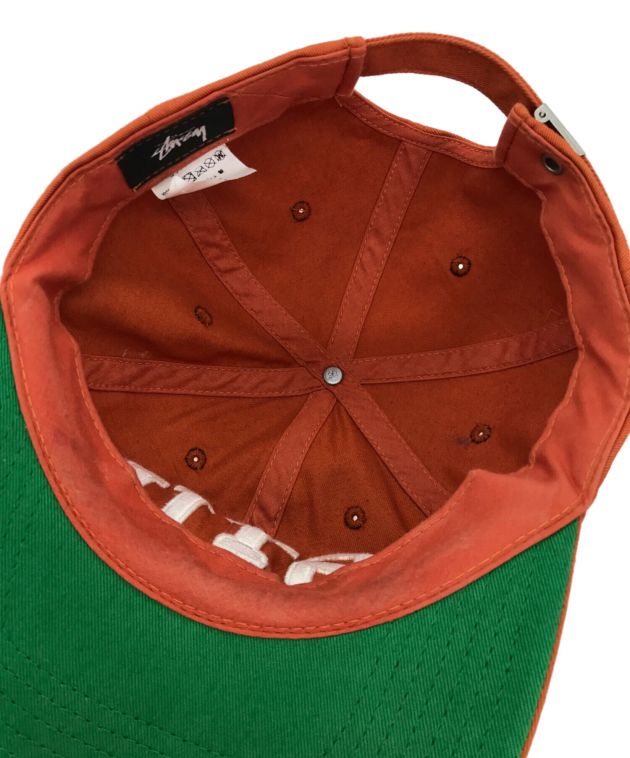 STUSSY コーデュロイオレンジキャップ stussy テューシー オレンジ キャップ STUSSY コーデュロイ