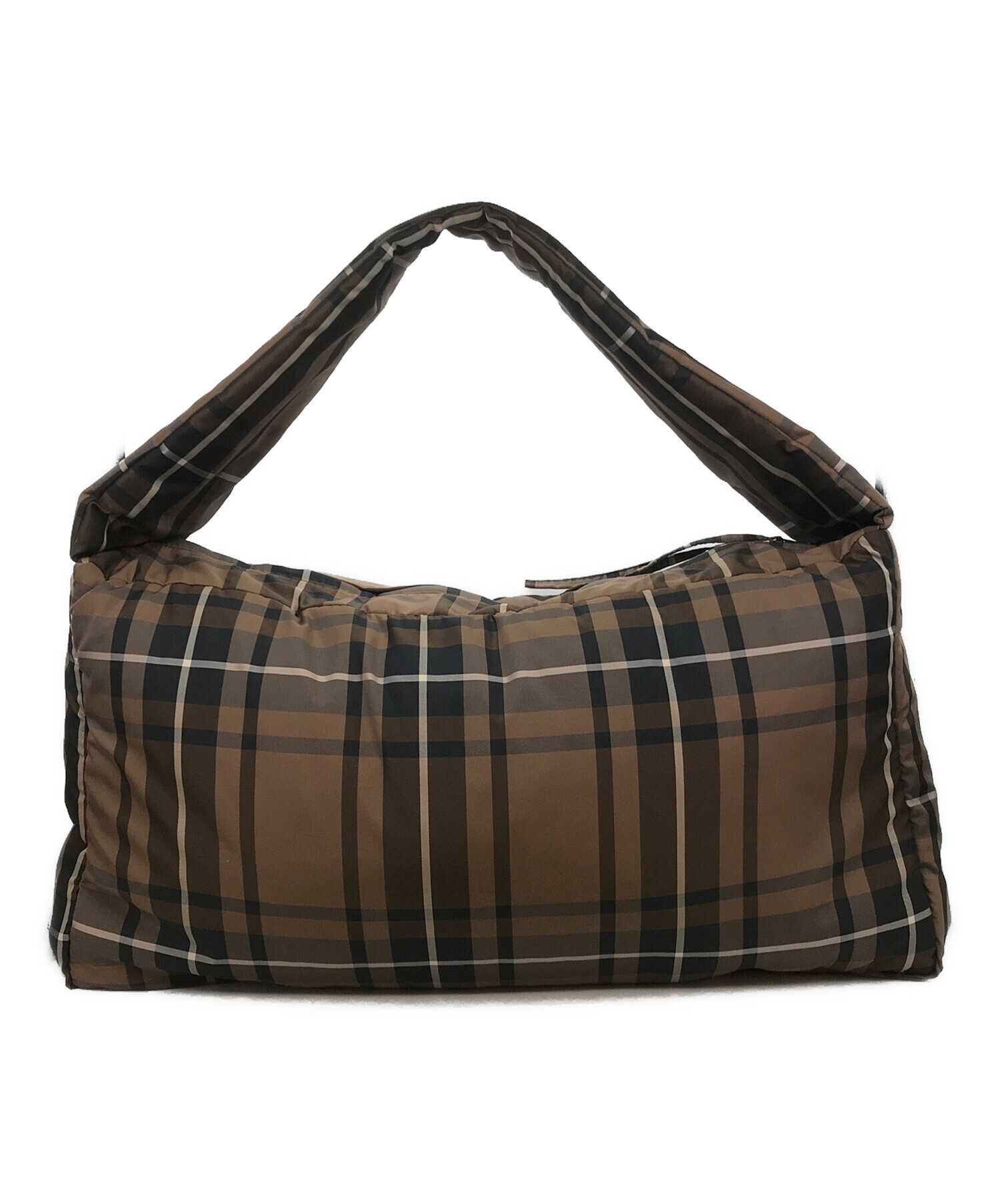 中古・古着通販】KOKYO (コキヨ) RECTANGULO PUFF BAG XL ブラウン 未  