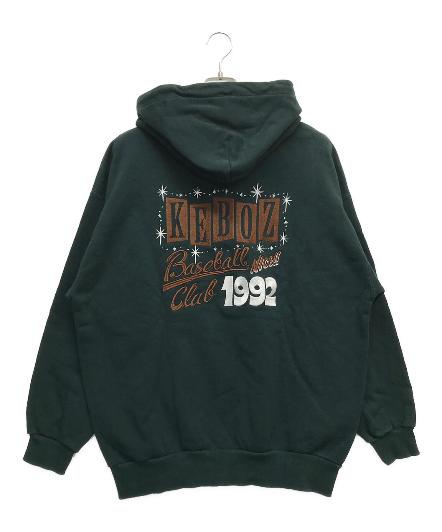 中古・古着通販】KEBOZ (ケボズ) プルオーバーパーカー グリーン