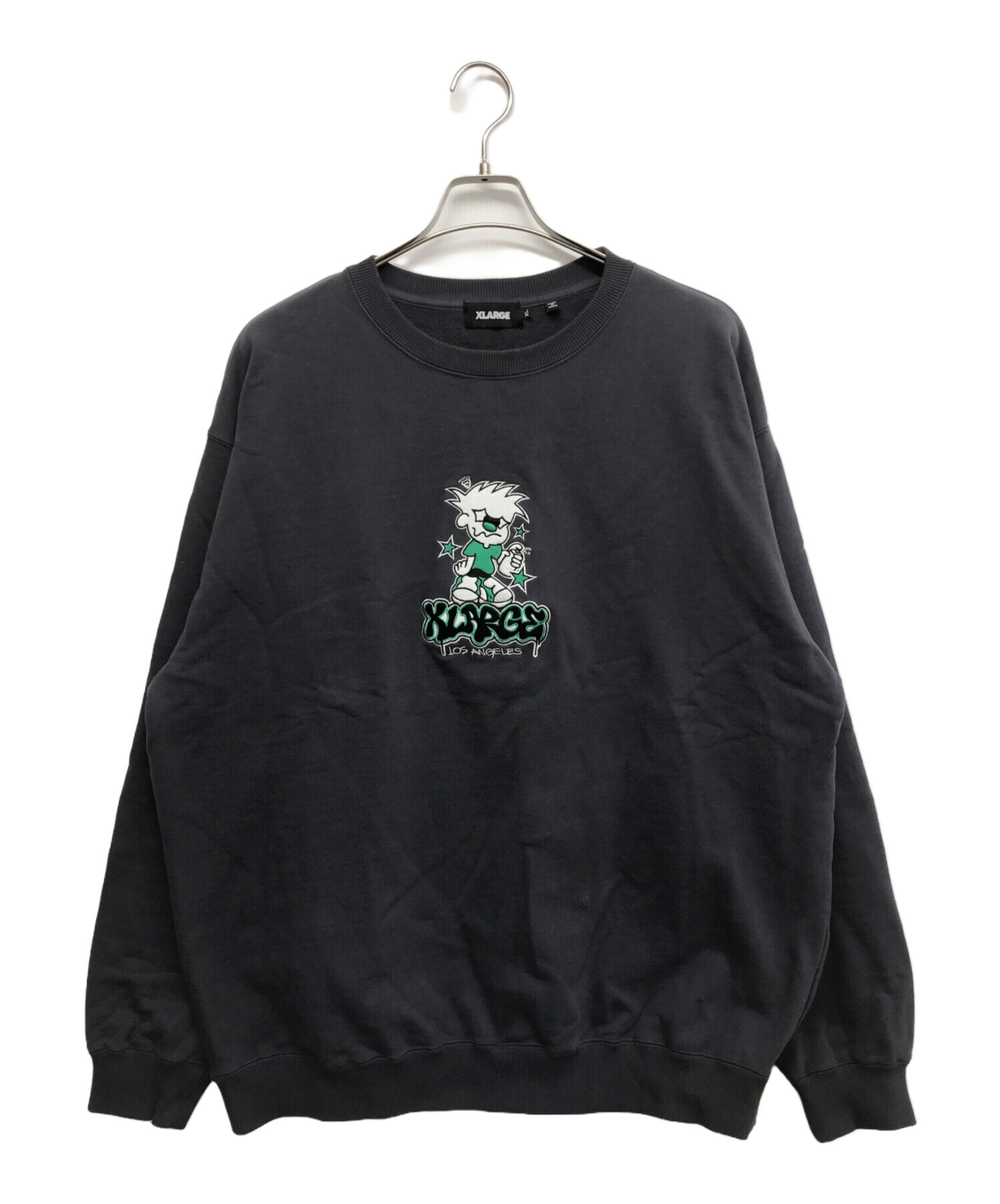 中古・古着通販】X-LARGE (エクストララージ) BAD KID CREWNECK