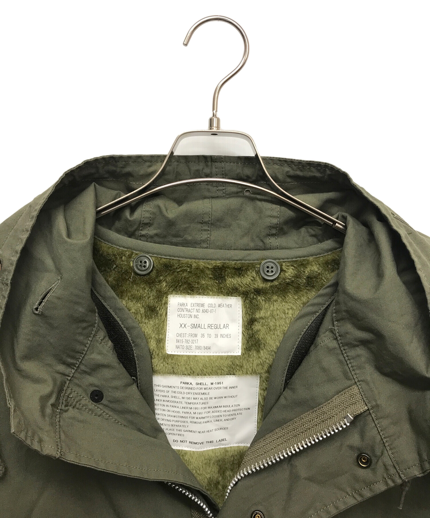 中古・古着通販】HOUSTON (ヒューストン) M-51モッズコート カーキ