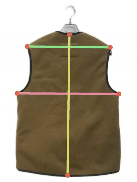 中古・古着通販】Barbour (バブアー) ボアライナーベスト ブラウン