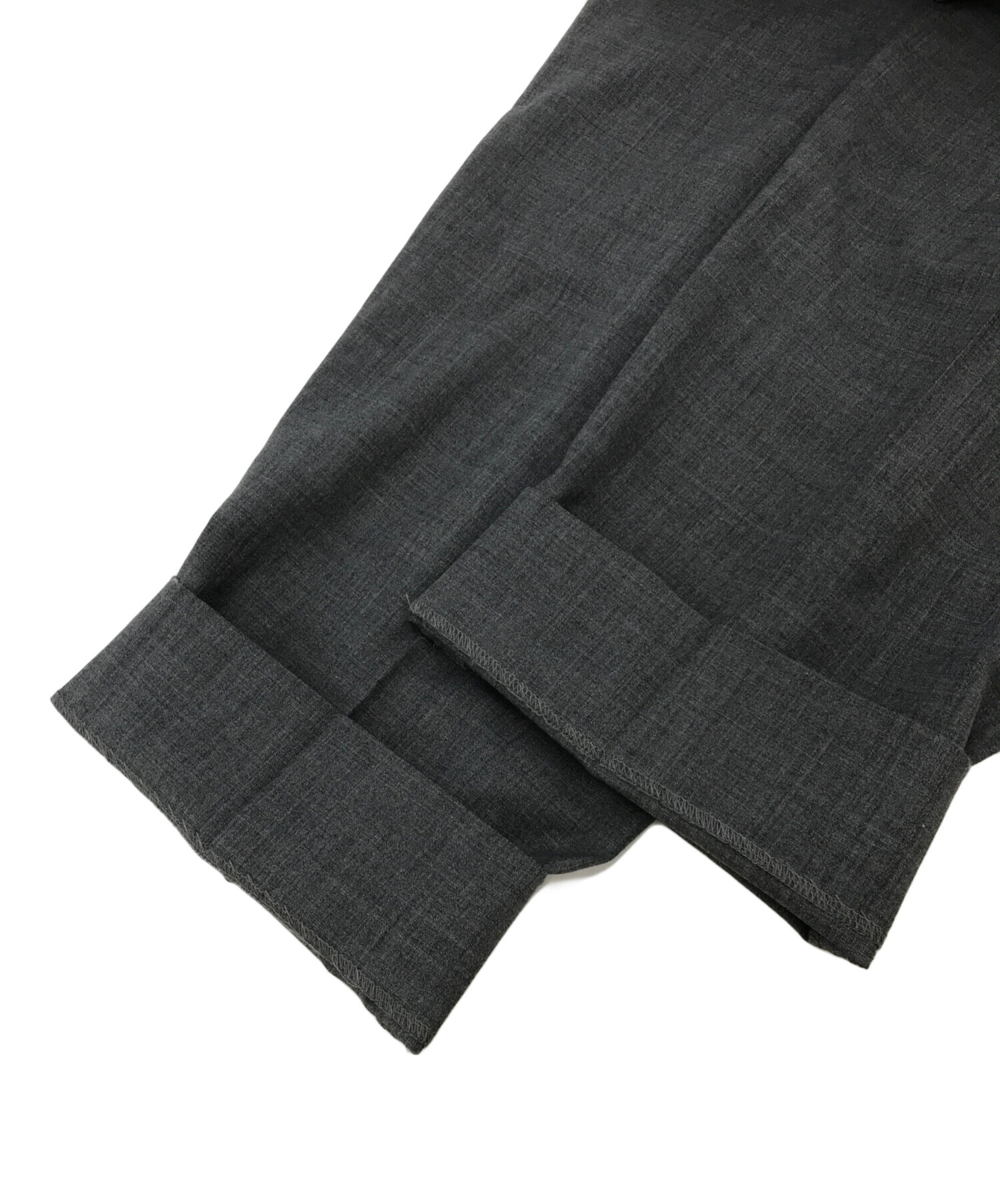 kolor BEACON カラービーコン　スラックス　ダークグレー 中古・古着通販】kolor/BEACON (カラービーコン) イージーウール混