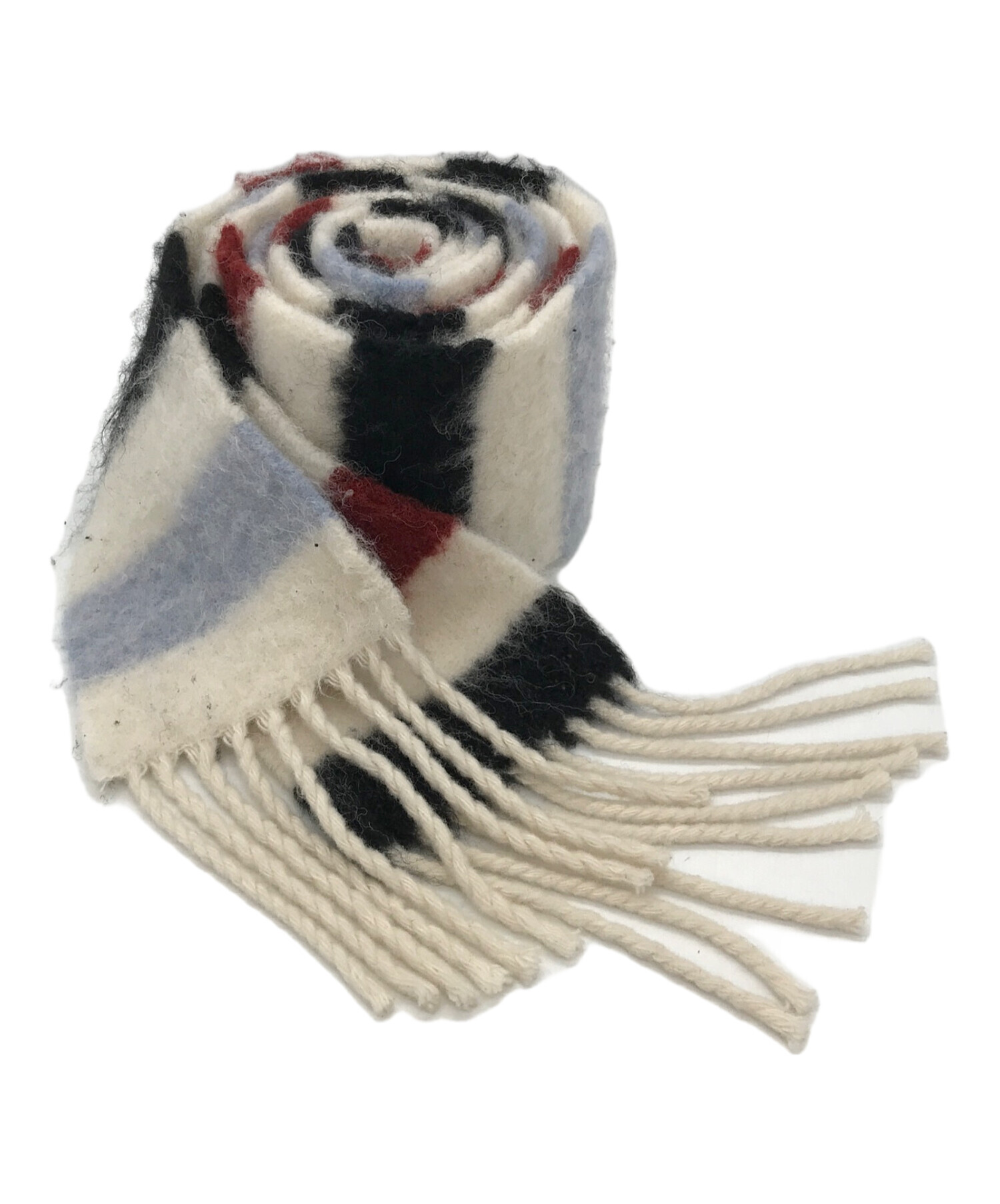 Acne Studios ウール ストライプ ストール マフラー Acne Studios (アクネ ストゥディオズ) ヴァージンウール ストライプ