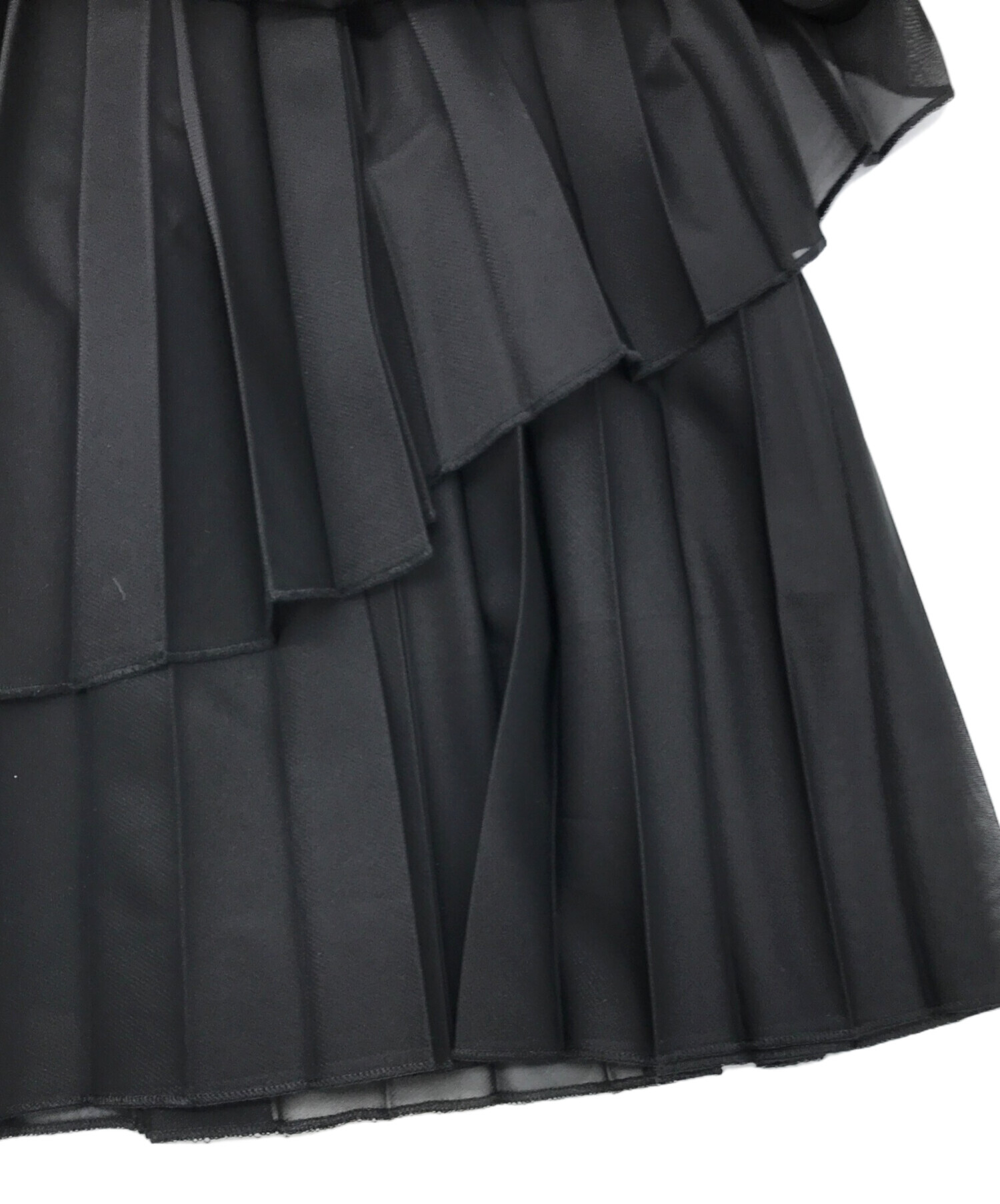 中古・古着通販】FRAY ID (フレイ アイディー) シアーチュールプリーツ