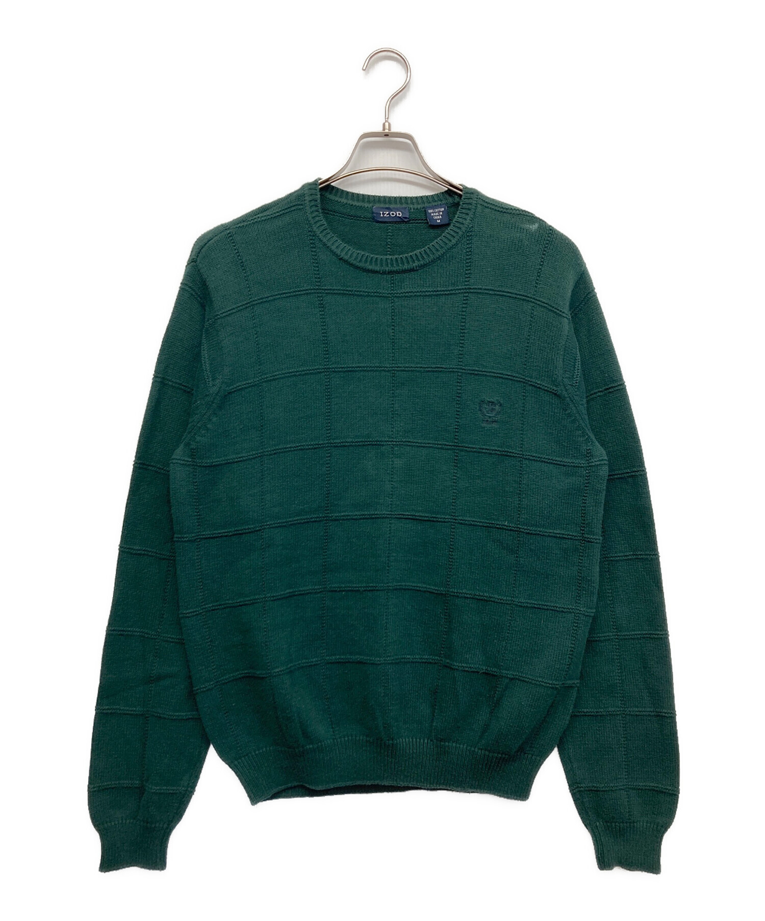 中古・古着通販】IZOD (アイゾッド) ニット グリーン サイズ:M 