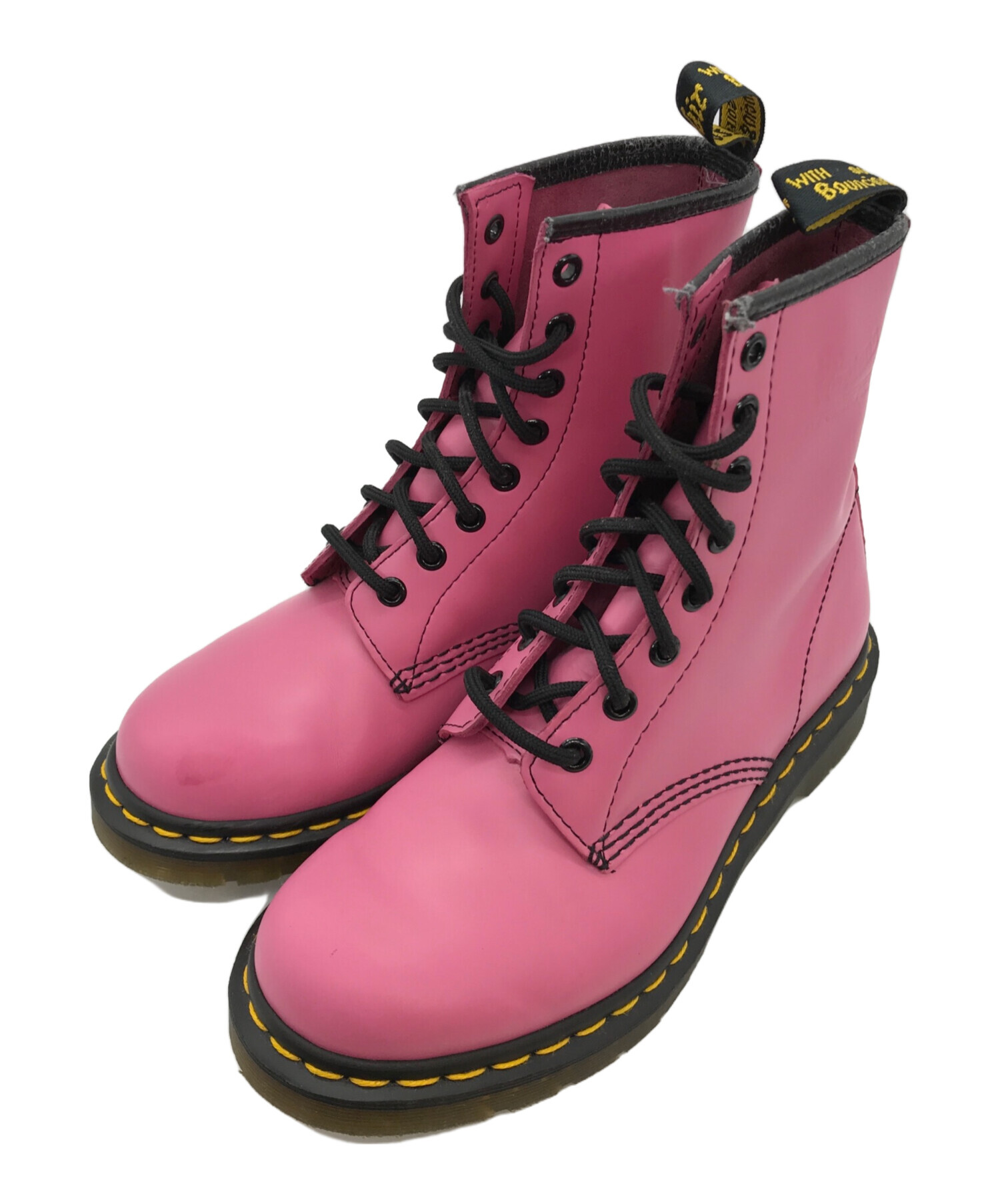 中古・古着通販】Dr.Martens (ドクターマーチン) 8ホールブーツ ピンク