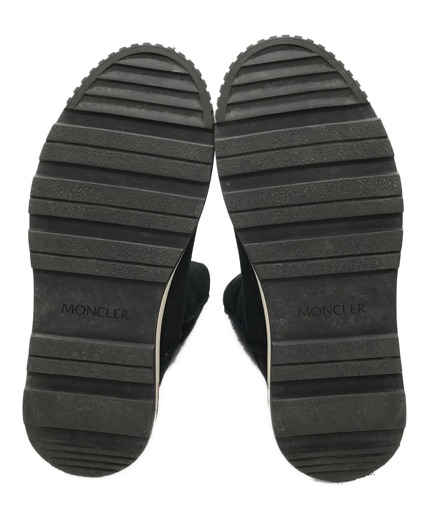 中古・古着通販】MONCLER (モンクレール) GABYムートンブーツ ブラック