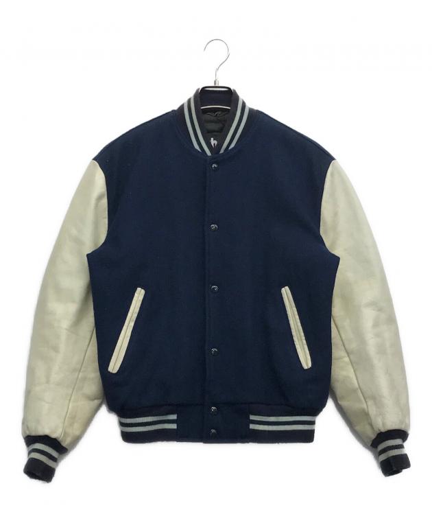 中古・古着通販】Schott (ショット) レザースタジャン ブルー サイズ