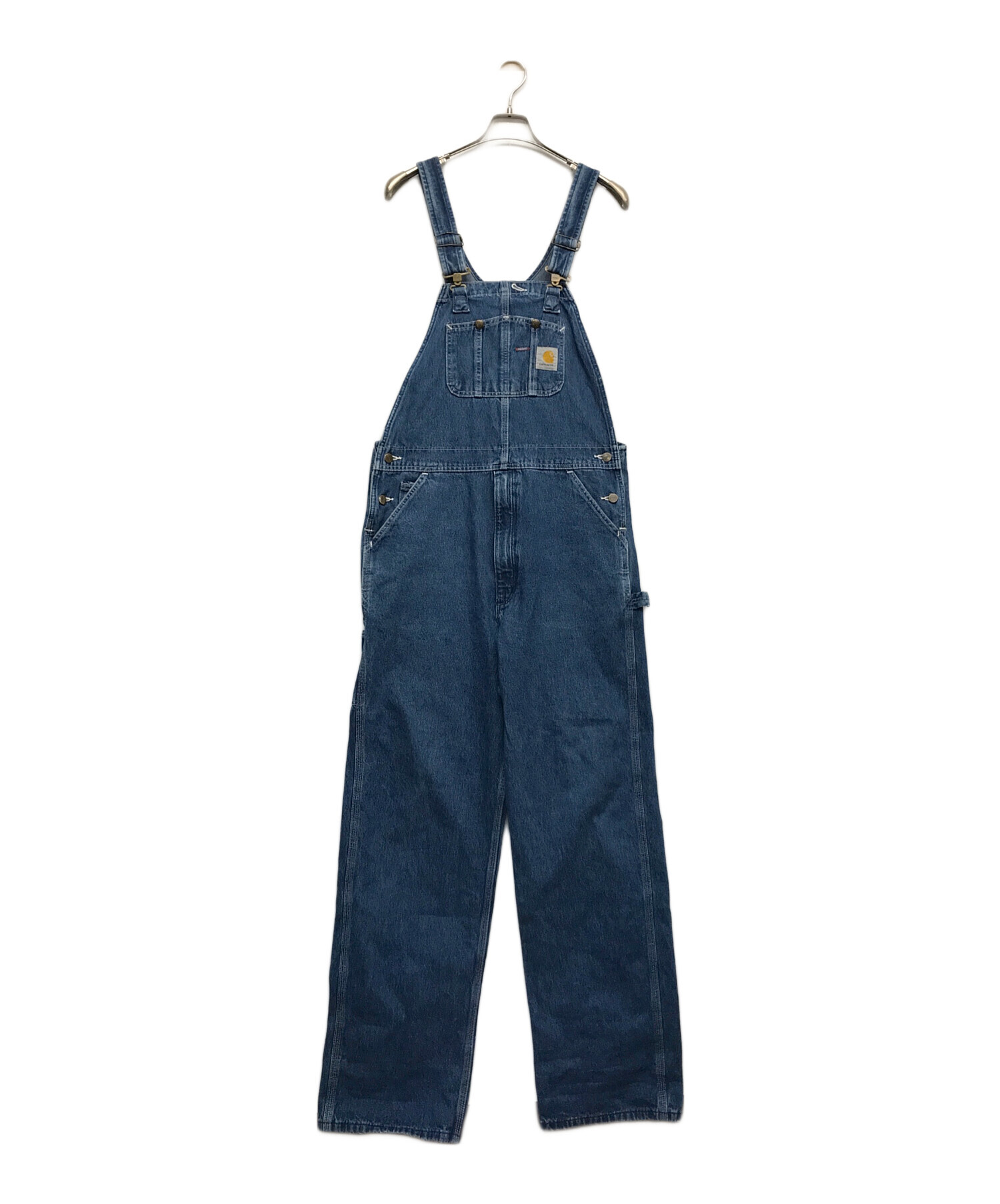 中古・古着通販】CarHartt (カーハート) デニムオーバーオール ブルー
