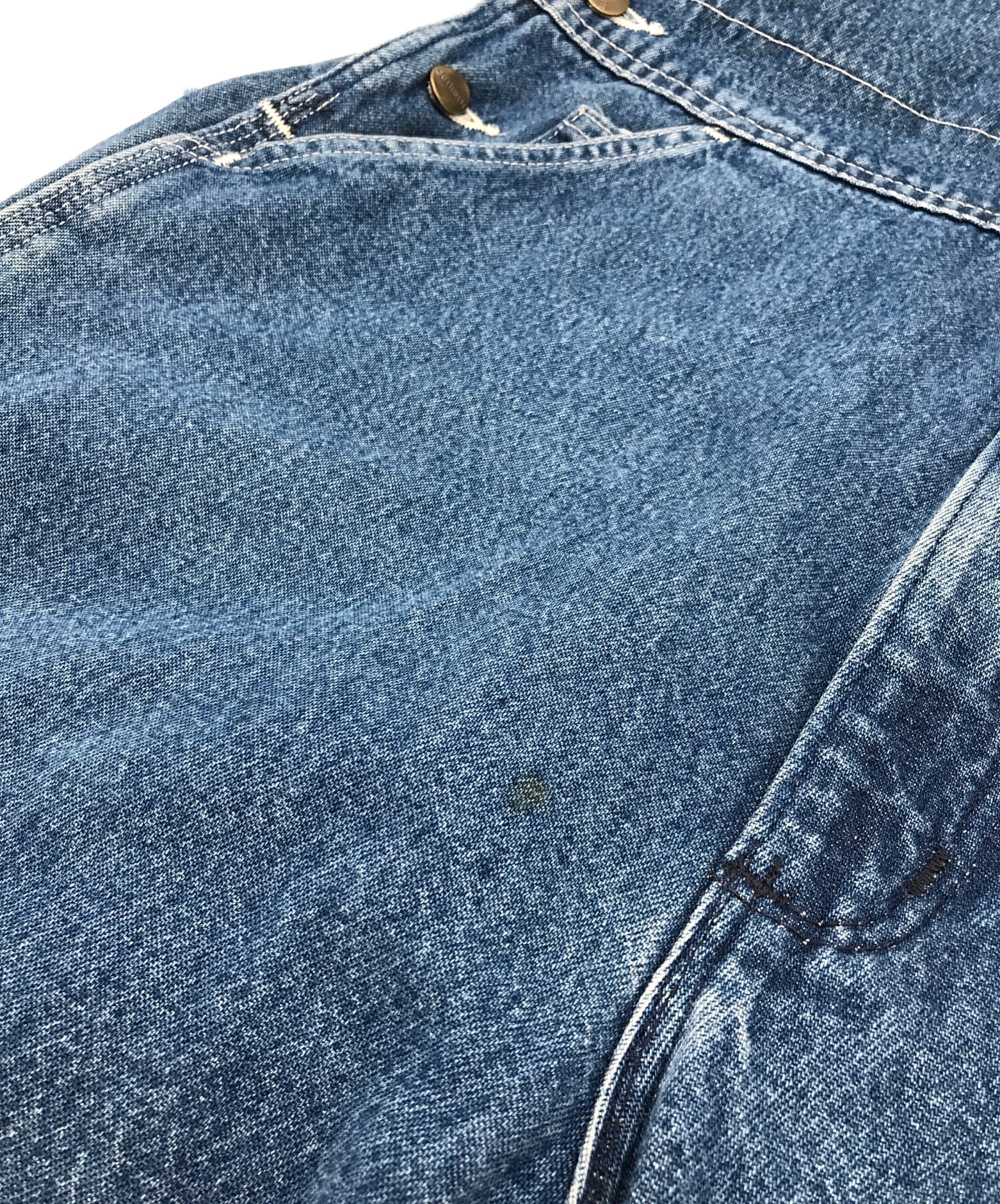 中古・古着通販】CarHartt (カーハート) デニムオーバーオール ブルー