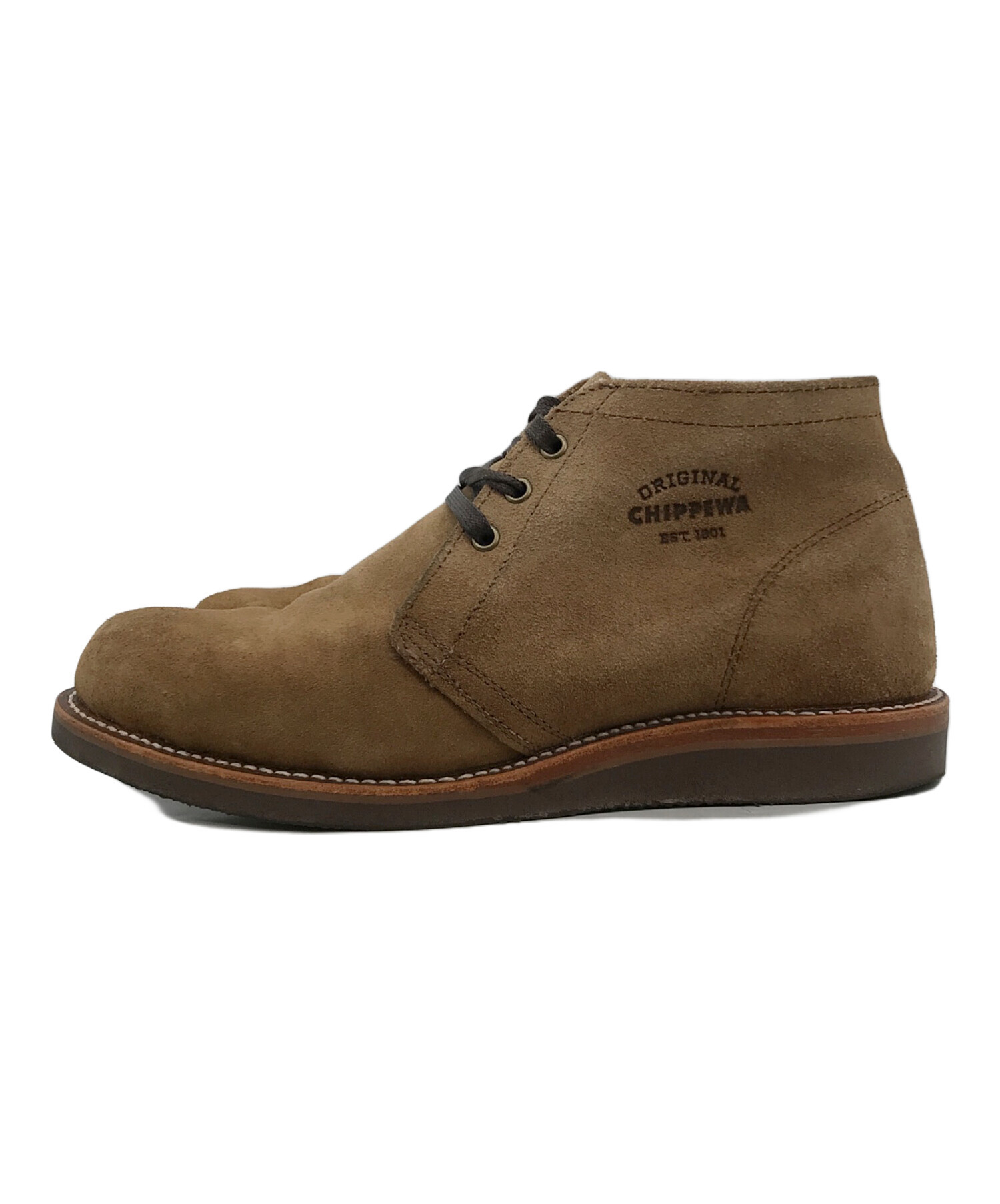 中古・古着通販】CHIPPEWA (チペワ) suede Chukka boots ベージュ