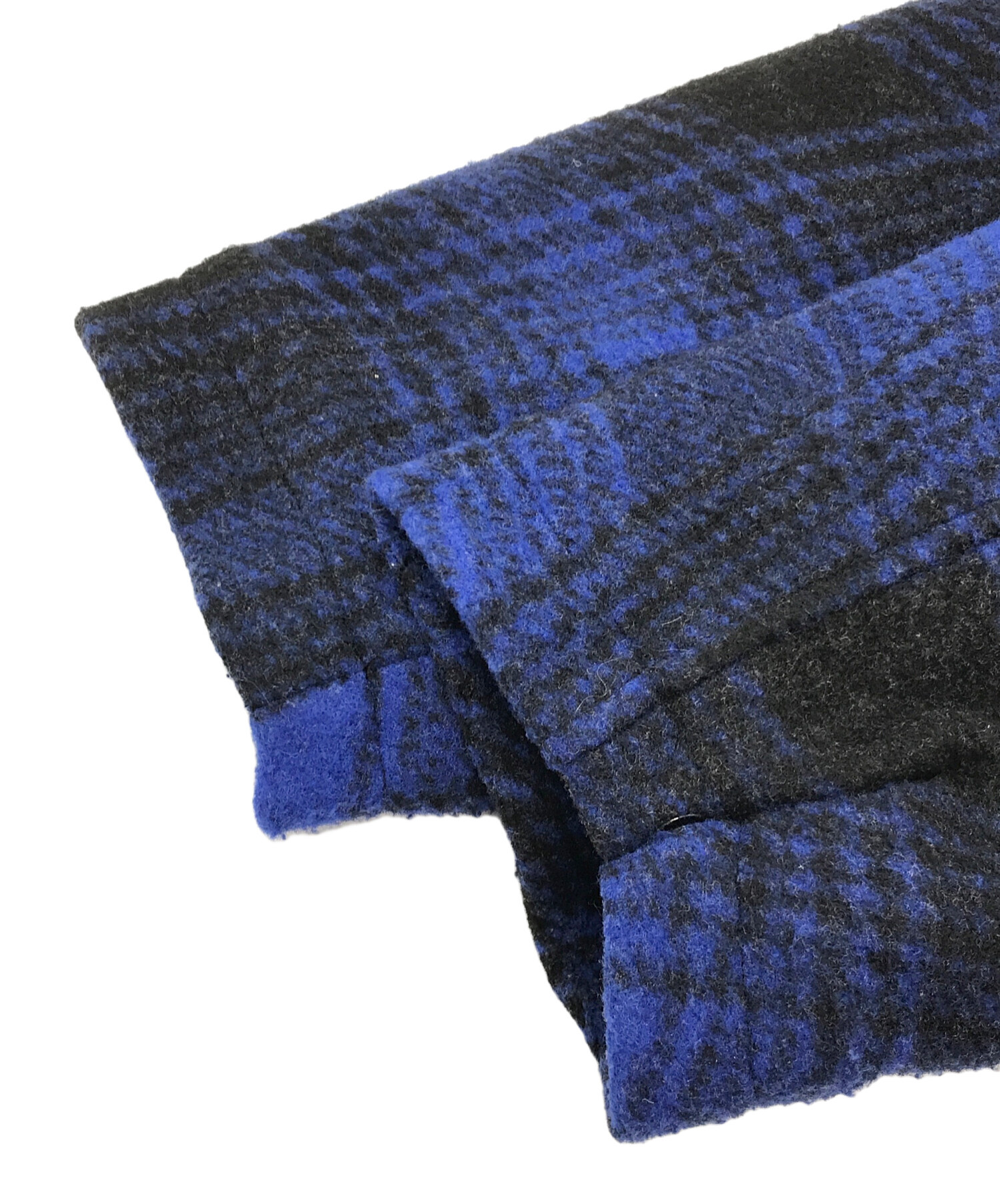 中古・古着通販Dime (ダイム) WAVE PLAID JACKET ブルー サイズ:S