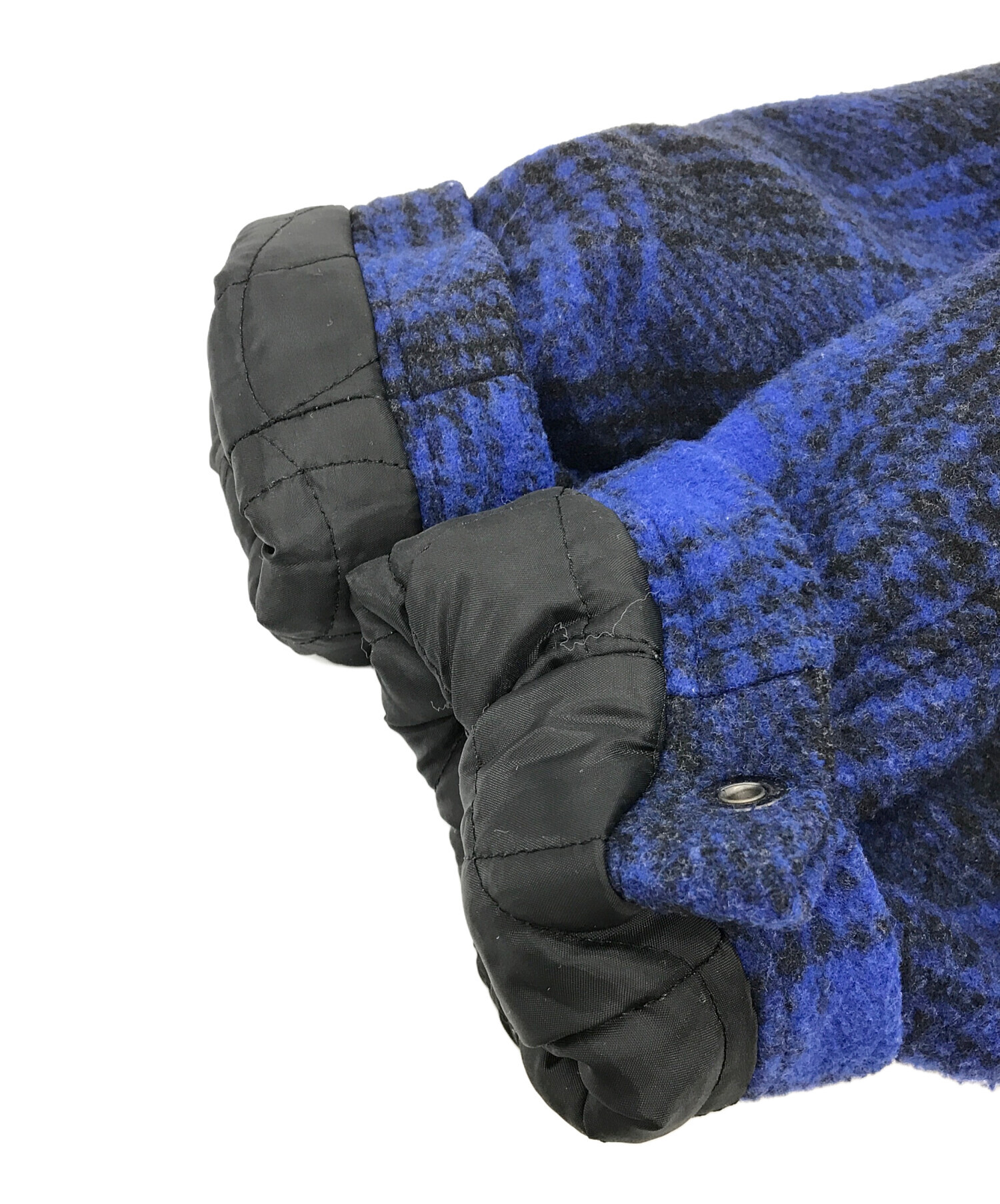 中古・古着通販Dime (ダイム) WAVE PLAID JACKET ブルー サイズ:S