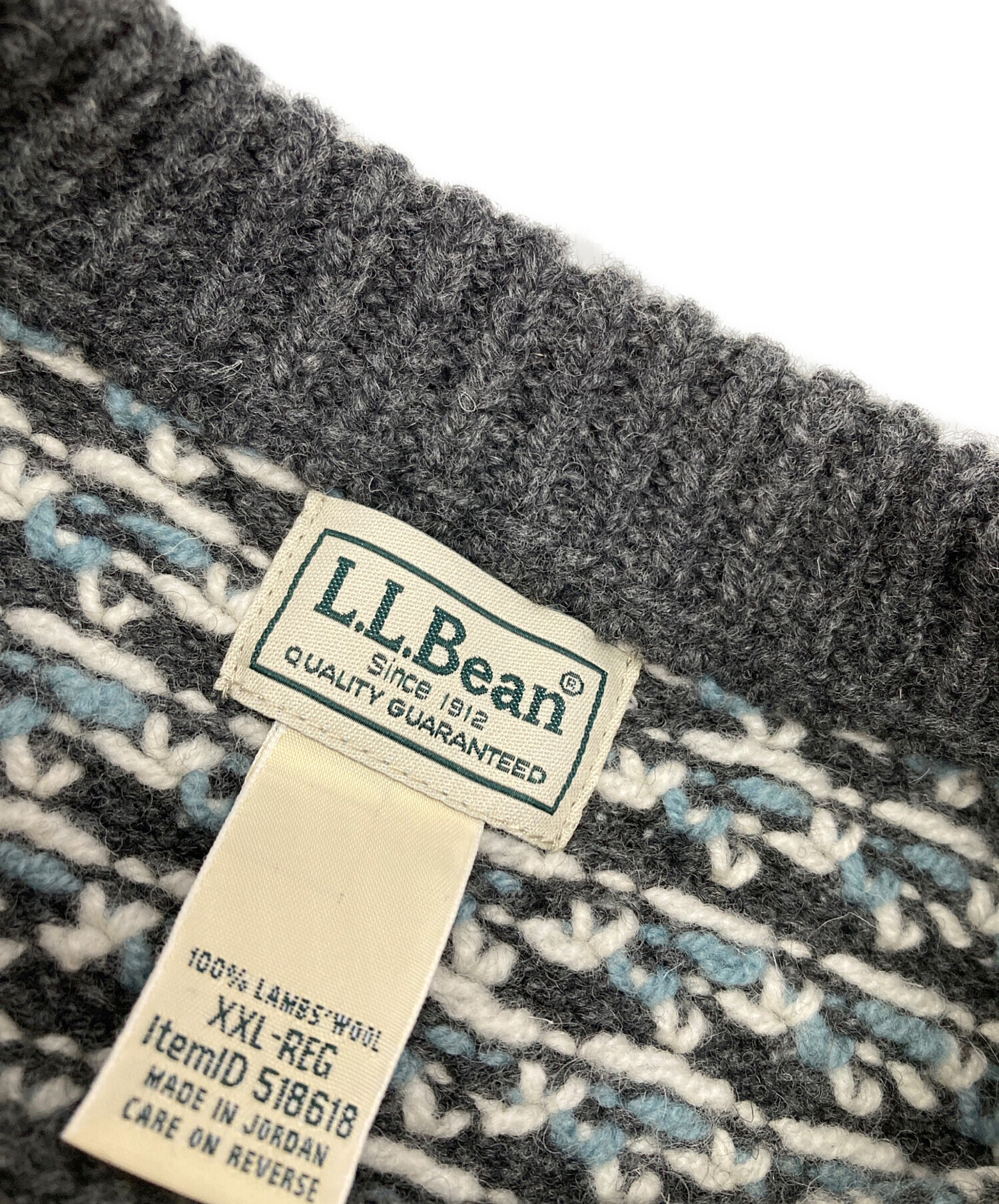 中古・古着通販】L.L.Bean (エルエルビーン) クルーネックニット 