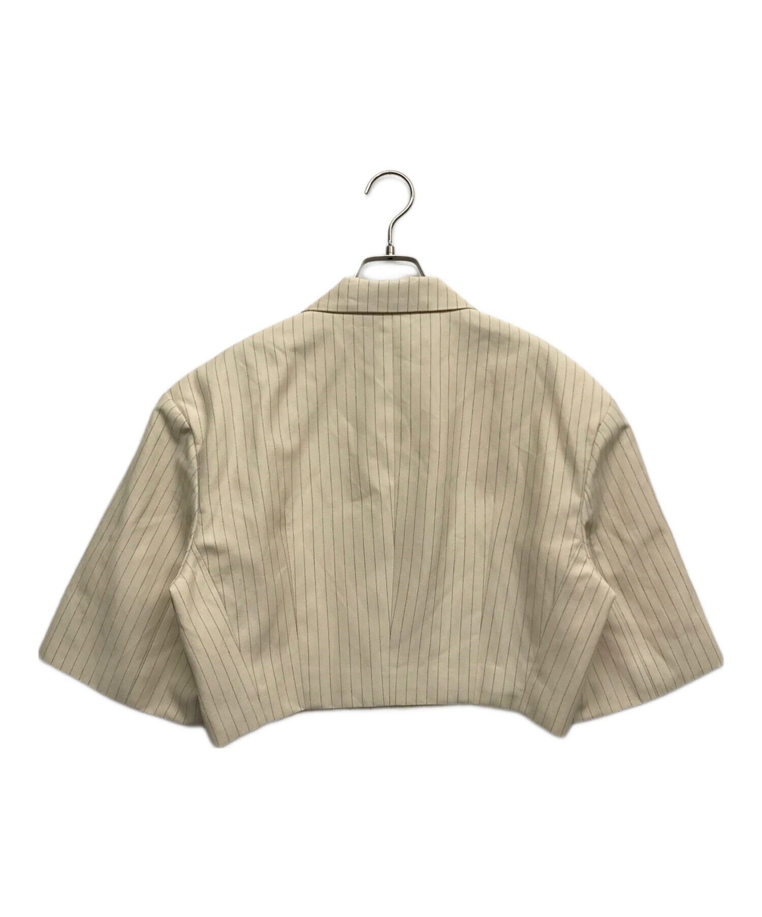 中古・古着通販】CLANE (クラネ) CROPPED TAILORED JACKET ベージュ 