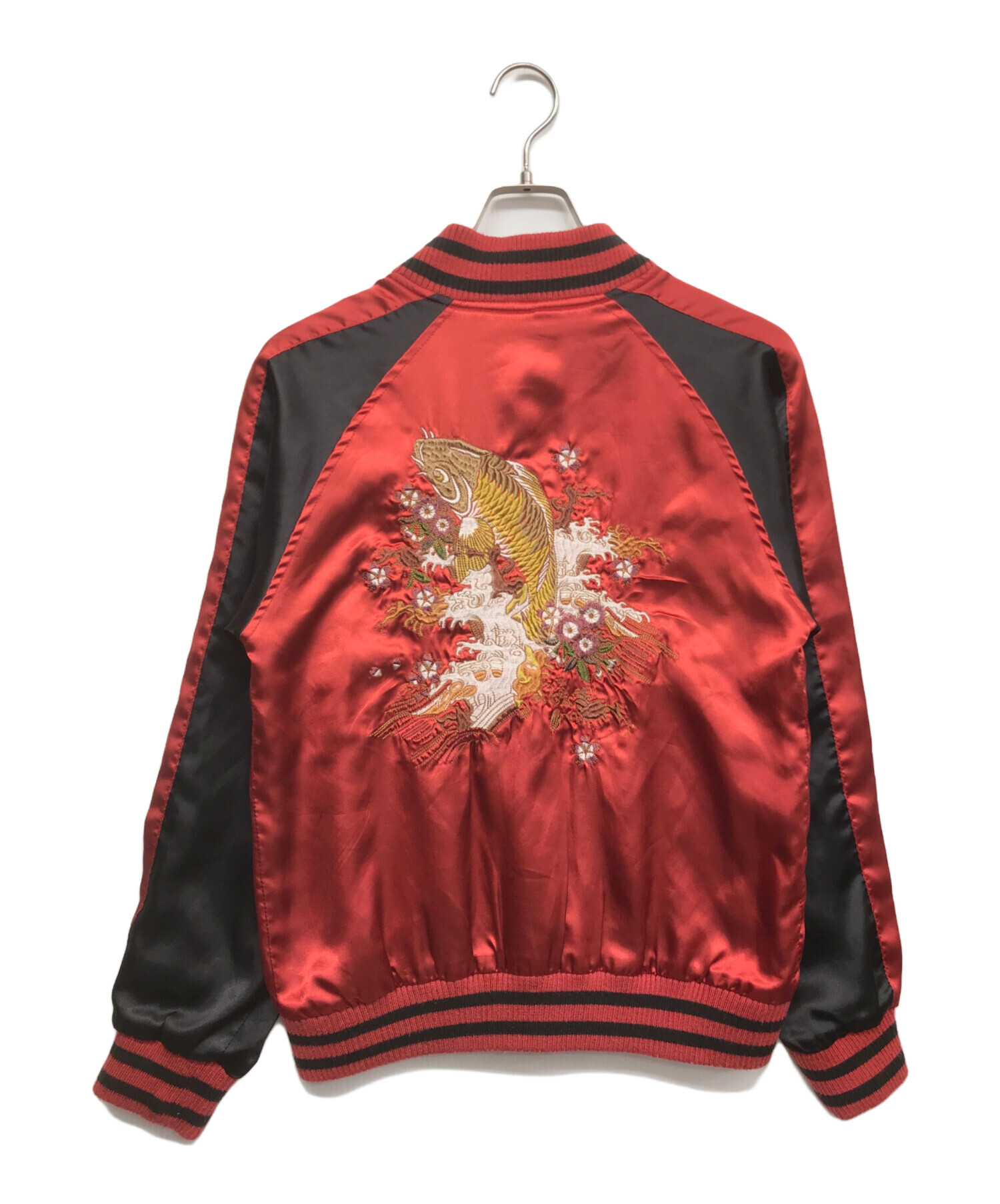 中古・古着通販】是空 (ゼクウ) スカジャン レッド サイズ:L|ブランド 中古・古着通販】是空 (ゼクウ) スカジャン レッド サイズ:L|ブランド