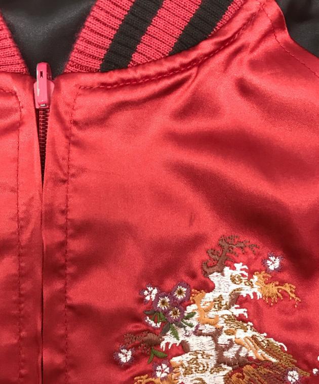 中古・古着通販】是空 (ゼクウ) スカジャン レッド サイズ:L｜ブランド