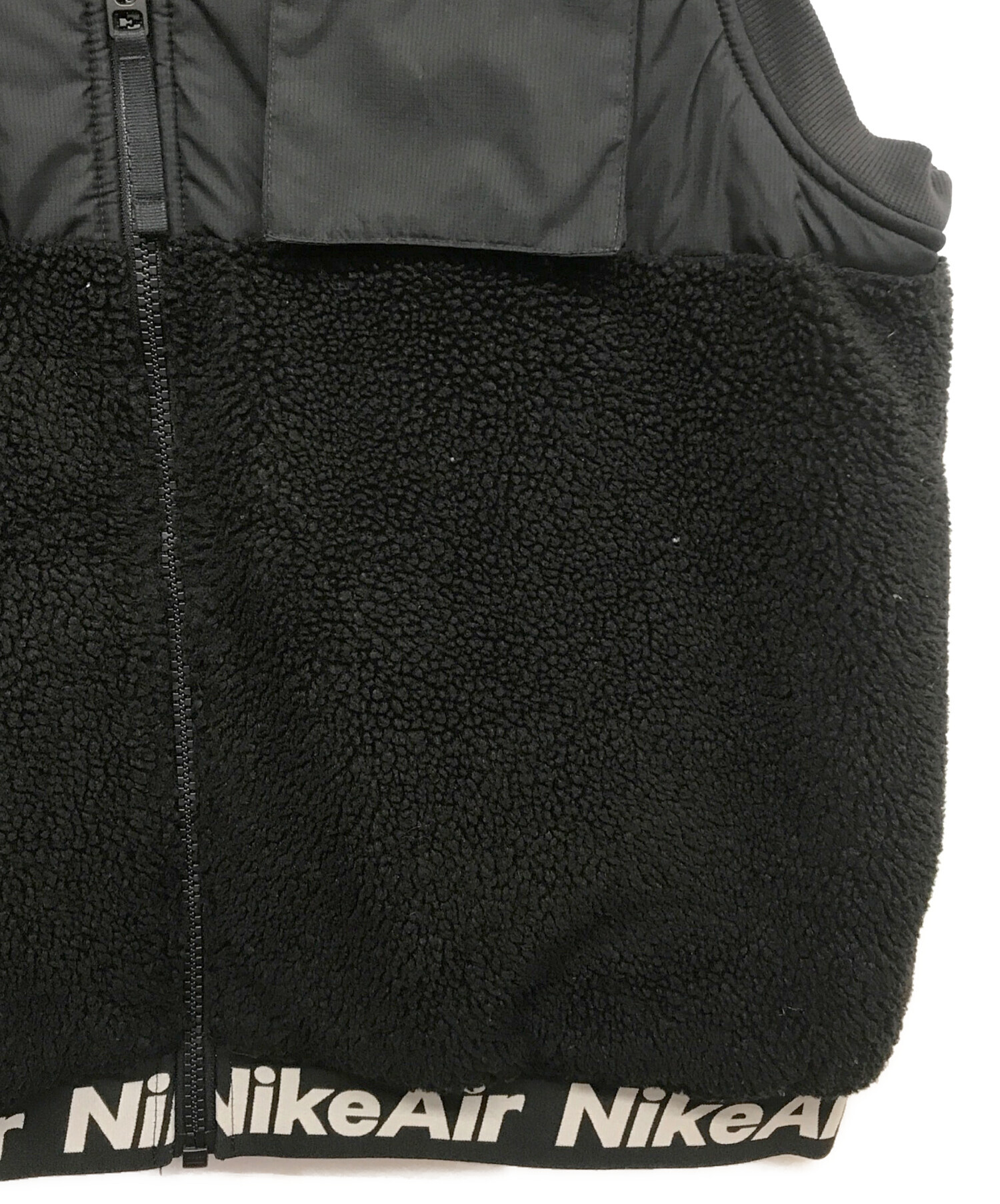 中古・古着通販】NIKE (ナイキ) フリースベスト ブラック サイズ:XL