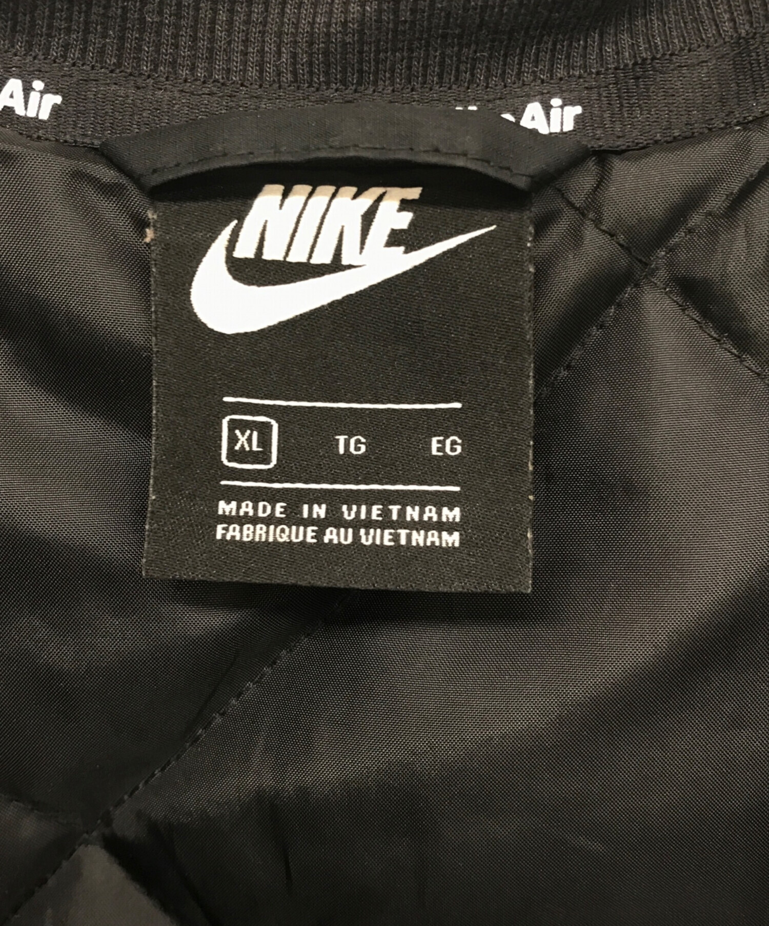 中古・古着通販】NIKE (ナイキ) フリースベスト ブラック サイズ:XL