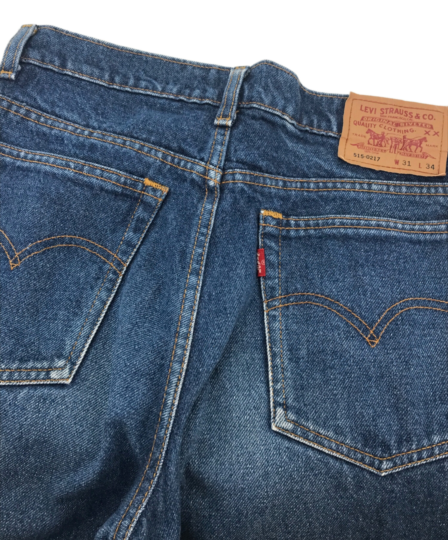 中古・古着通販】LEVI'S (リーバイス) 515デニムパンツ ブルー サイズ