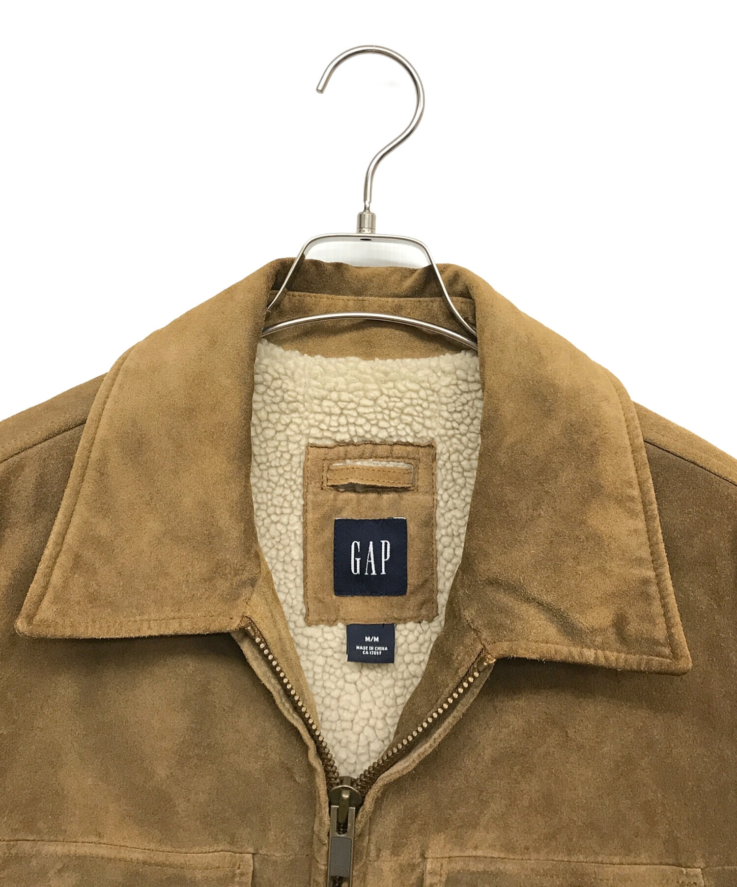 中古・古着通販】GAP (ギャップ) 00sレザージャケット ブラウン