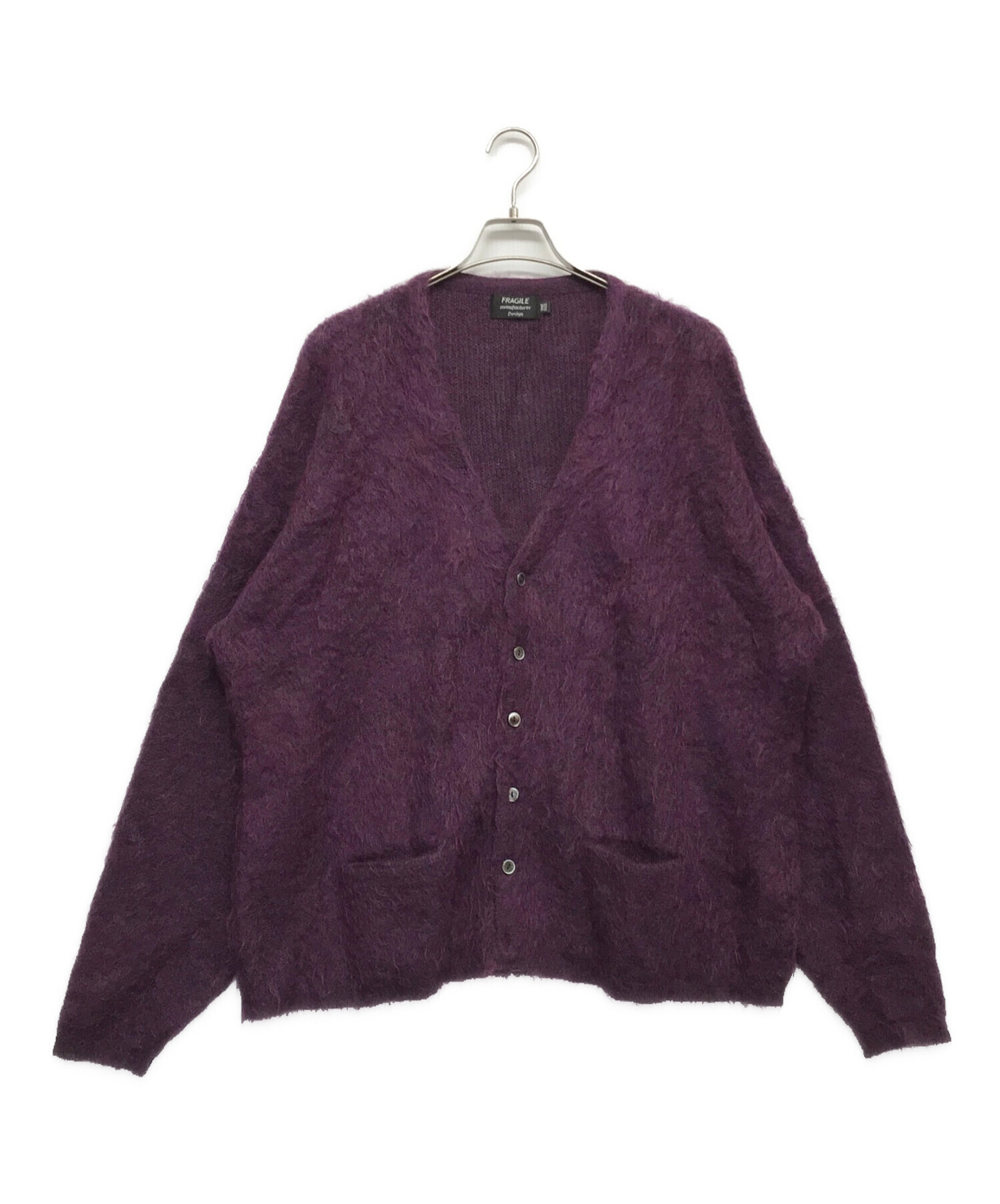 中古・古着通販】Lemontea (レモンティー) FRAGILEモへアカーディガン