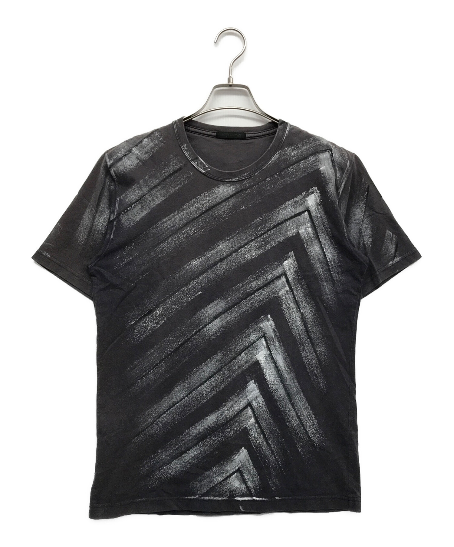 イッセイミヤケ ミーISSEY MIYAKE me ストレッチプリーツTシャツ 黒F