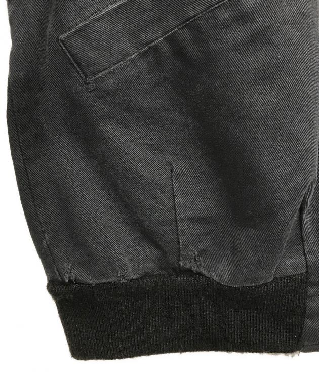 中古・古着通販】skate rags (スケートラグス) スタジャン ブラック