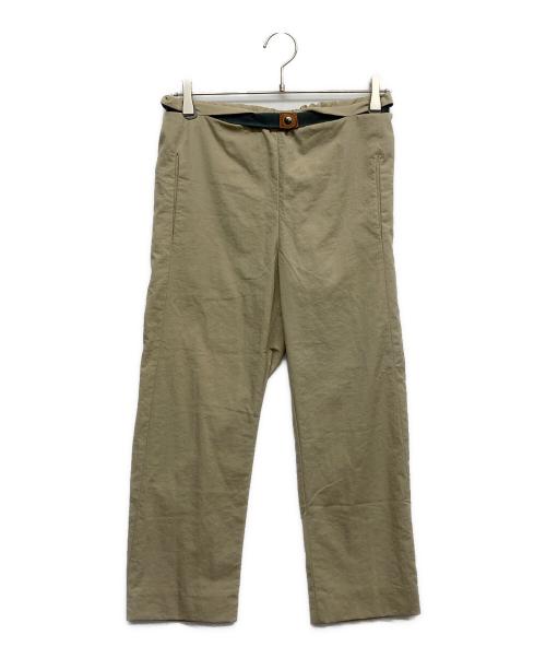 中古・古着通販】MARNI (マルニ) ベルト付イージーパンツ グリーン 