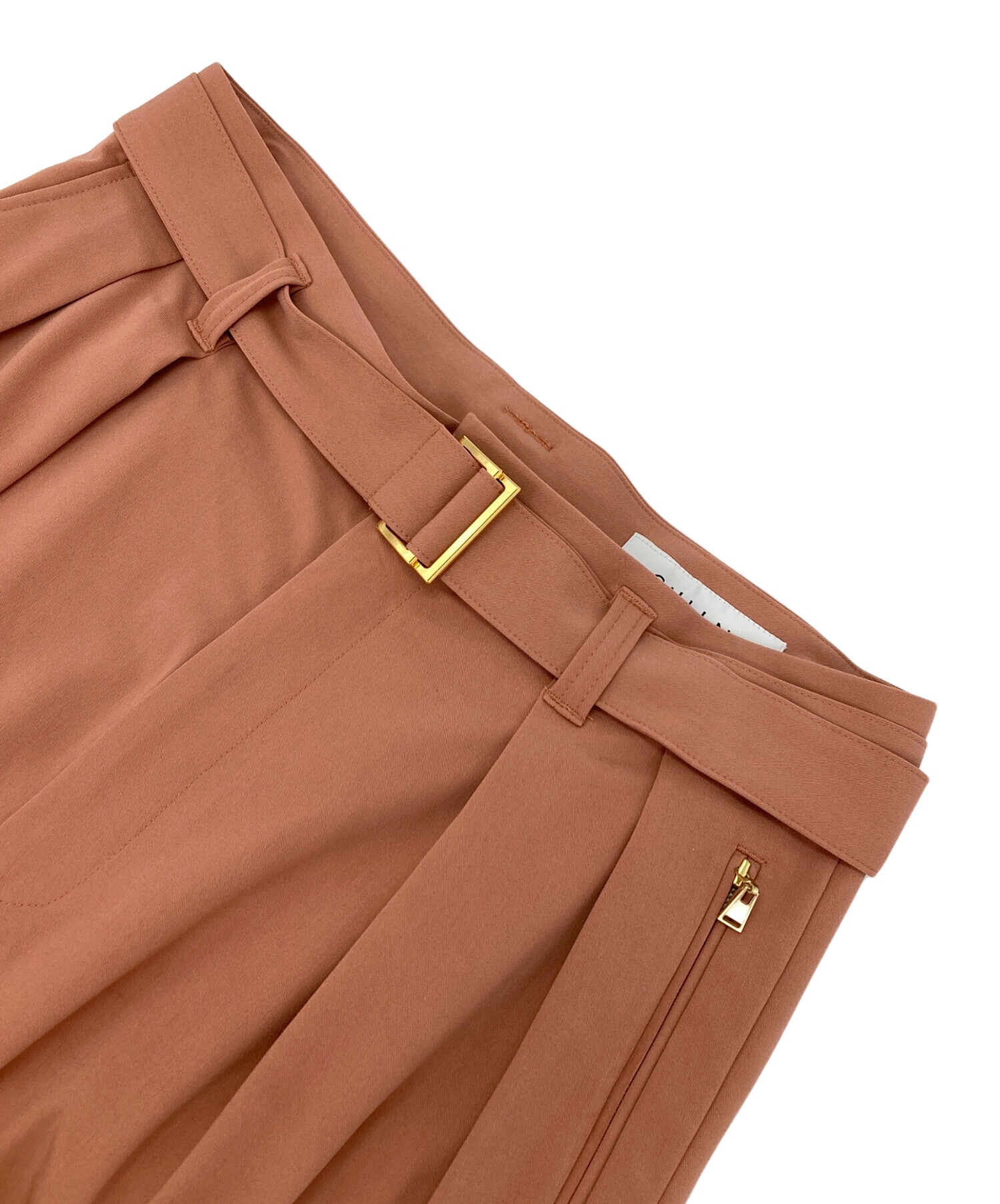 CULLNI ベルト2タックパンツ 21AW サイズ1 CULLNI（クルニ）の「21-AW