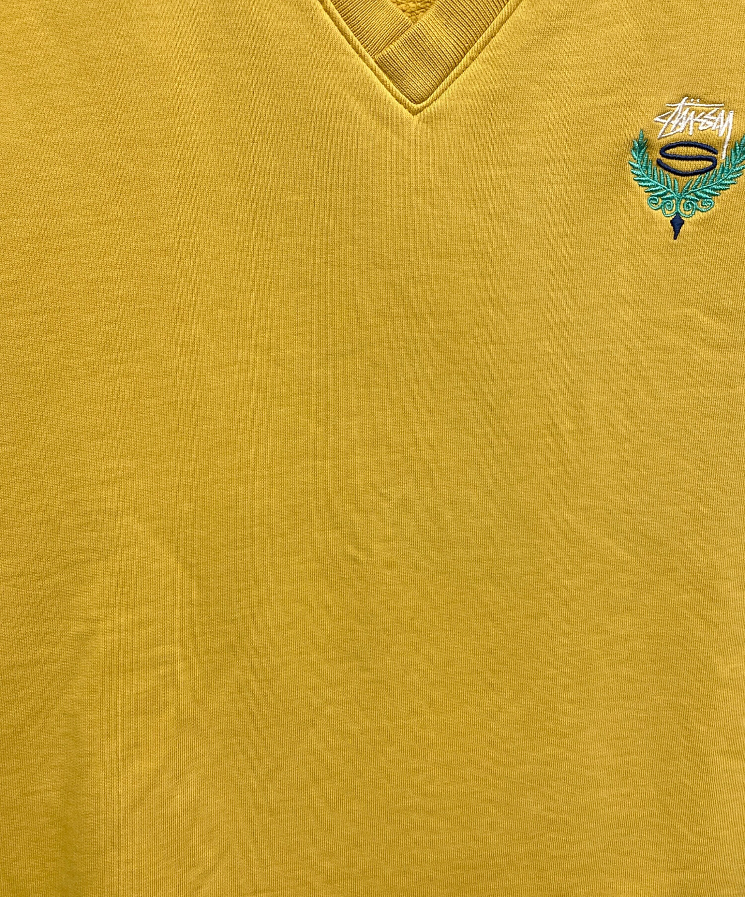 中古・古着通販】stussy (ステューシー) スウェットベスト イエロー 