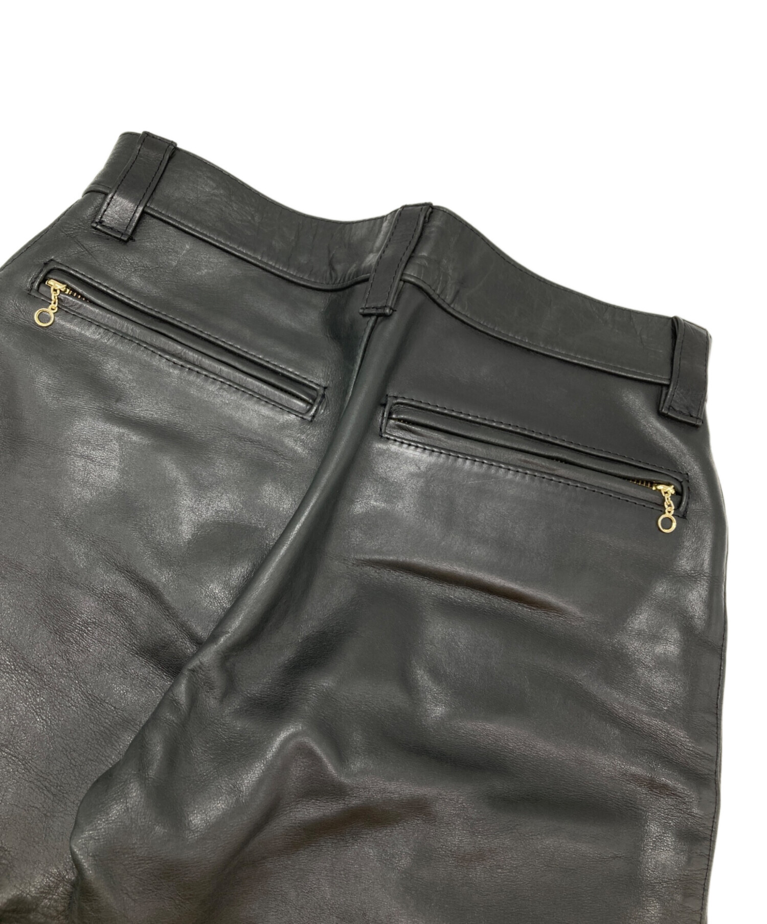 美品　FREAK'S STORE レザーパンツ　牛革 中古・古着通販】FREAK'S STORE (フリークスストア) レザーパンツ