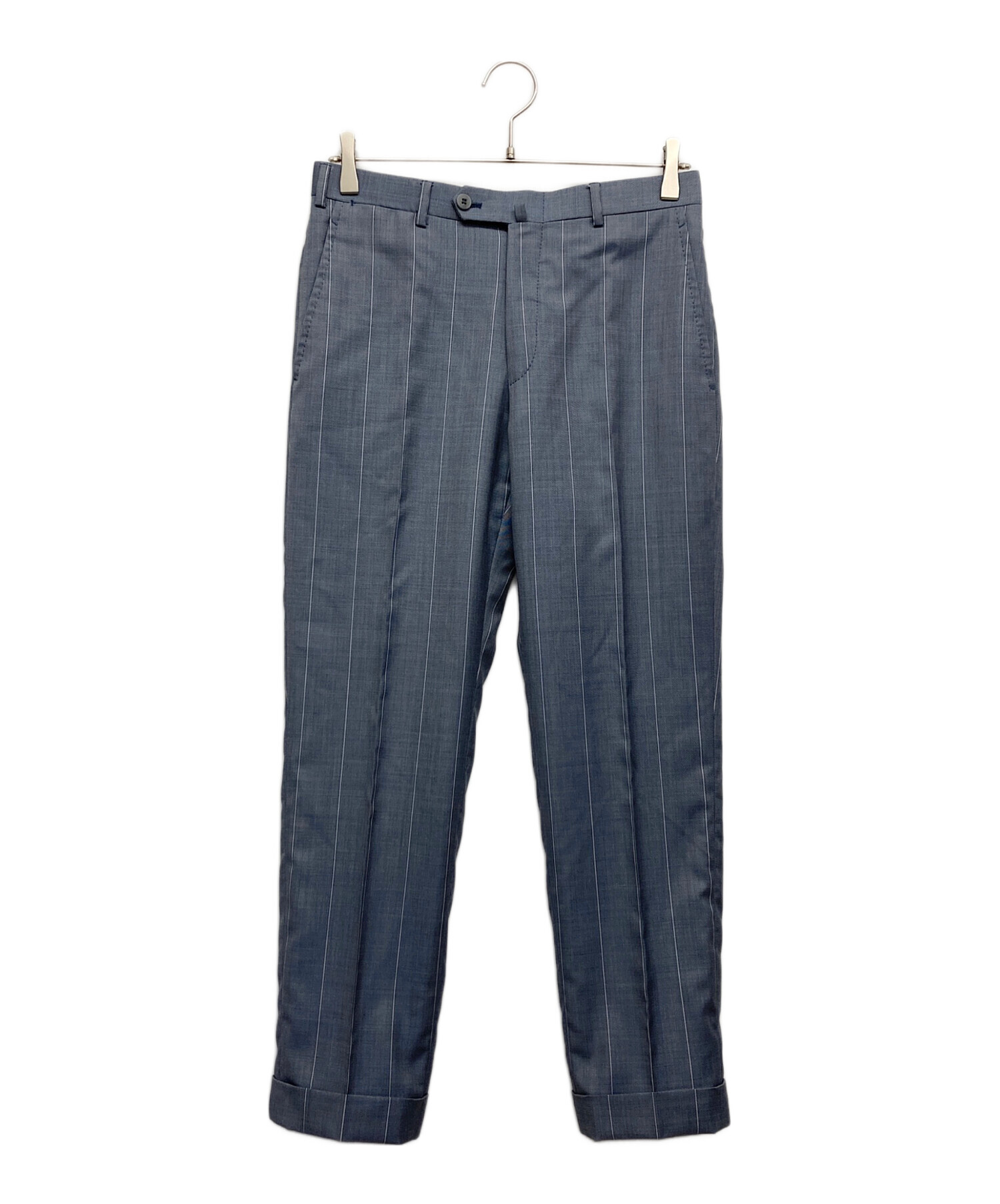 中古・古着通販】ISAIA (イザイア) セットアップスーツ ブルー サイズ