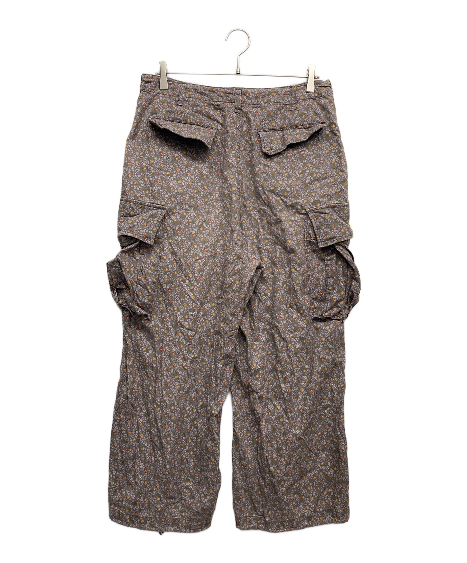 中古・古着通販】Needles (ニードルズ) 総柄ヒザデルパンツ パープル  