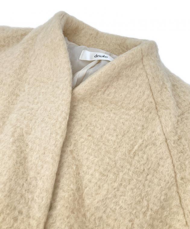 中古・古着通販】anuke (アンヌーク) シャギーコート ベージュ サイズ