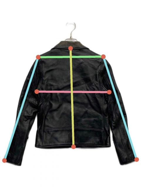 中古・古着通販】Schott (ショット) スタッズラムレザーダブル