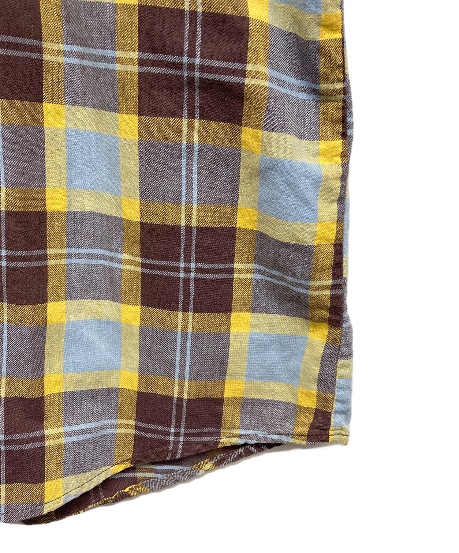 中古・古着通販】WOOLRICH (ウールリッチ) チェックシャツ ブラウン 