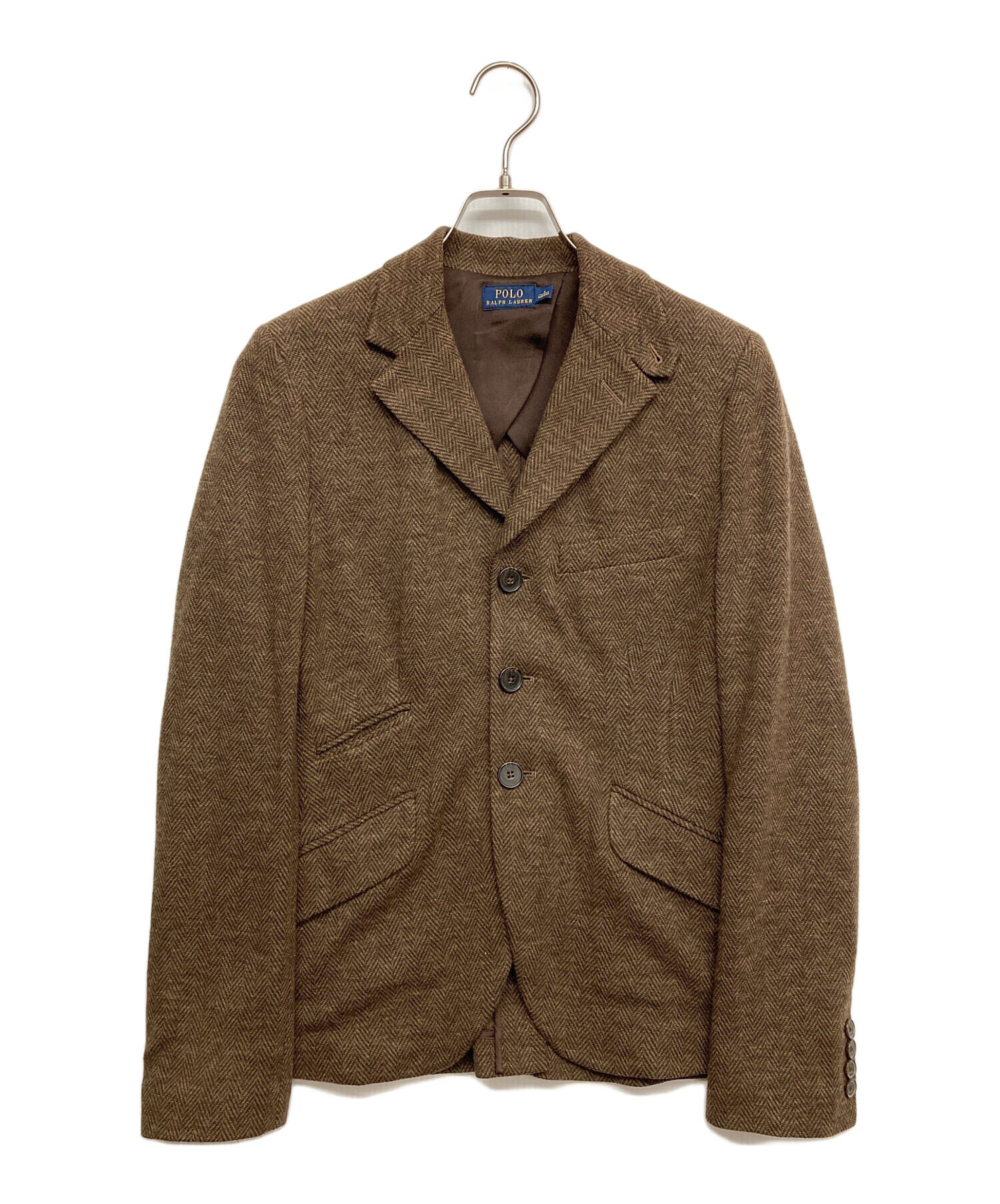Polo Ralph Lauren テーラードジャケット ブラウン 中古・古着通販】POLO RALPH LAUREN (ポロ・ラルフローレン