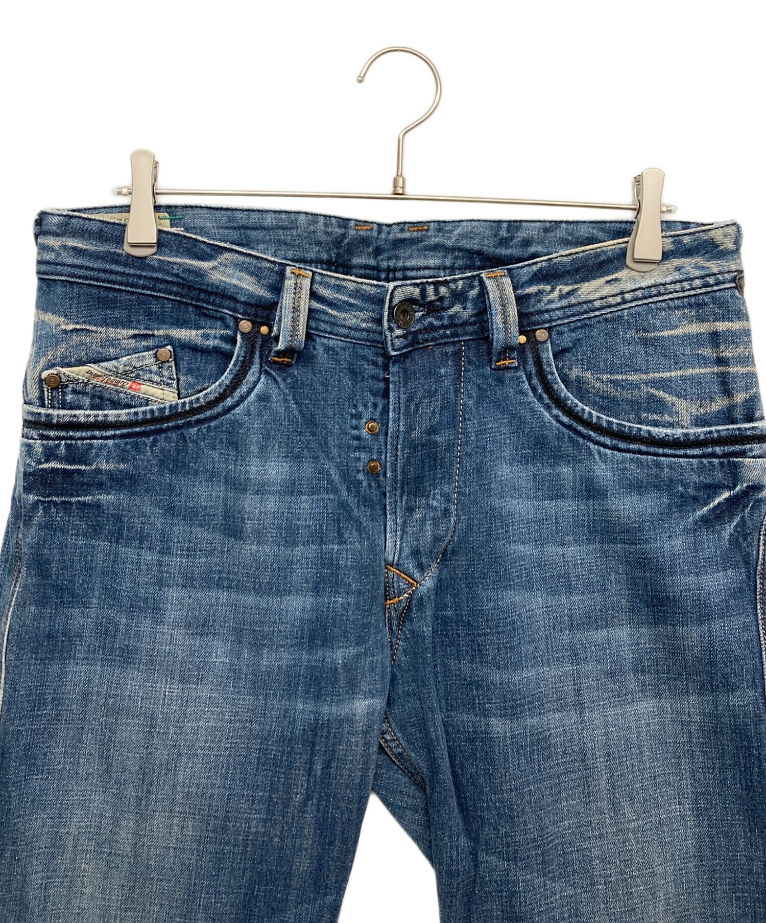 中古・古着通販】DIESEL (ディーゼル) BUSKYデニムパンツ インディゴ 