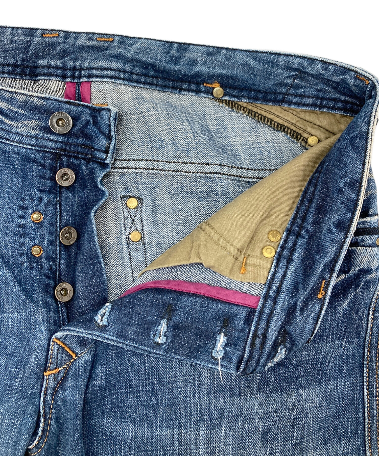 中古・古着通販】DIESEL (ディーゼル) BUSKYデニムパンツ インディゴ