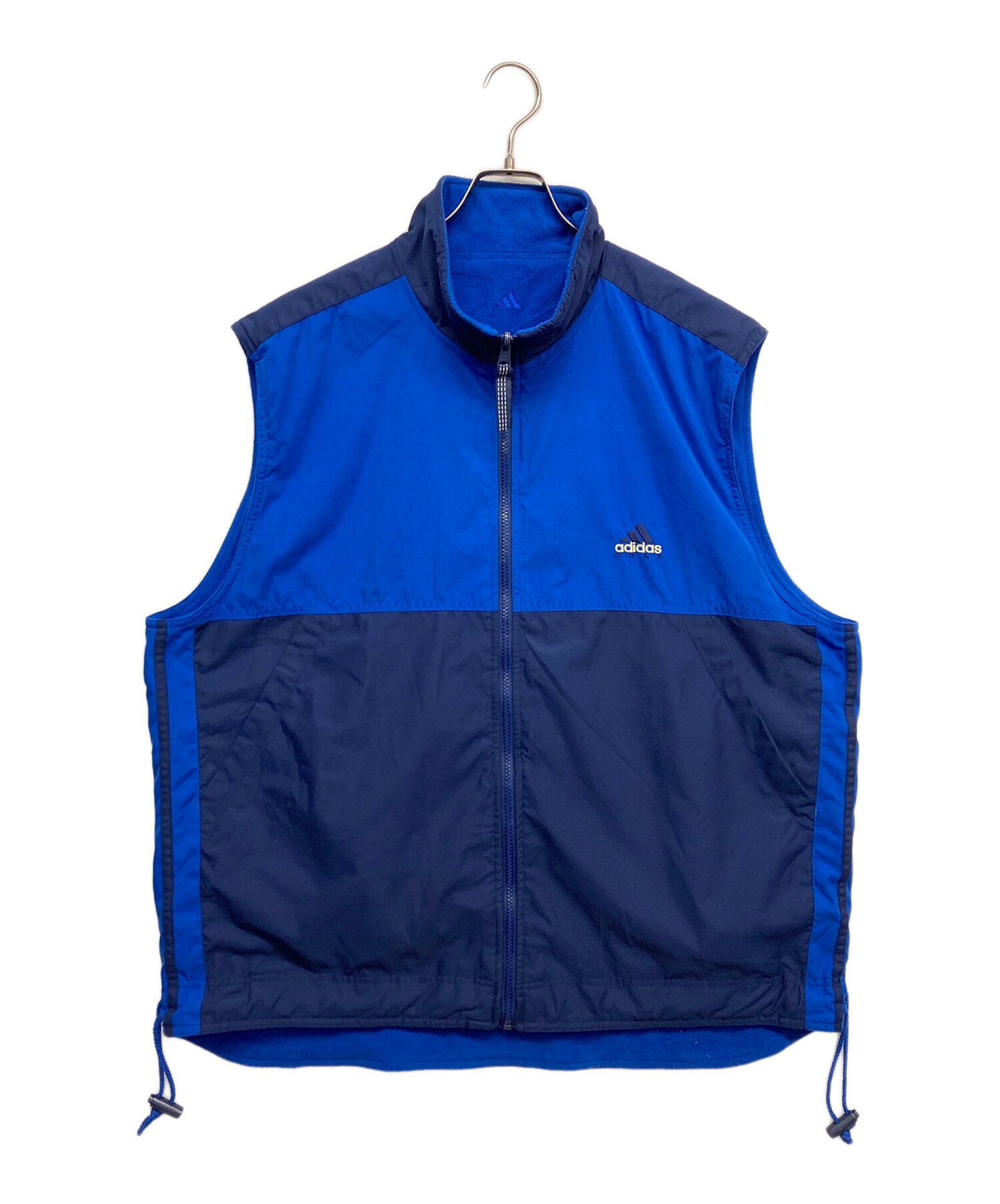 中古・古着通販】adidas (アディダス) リバーシブルベスト ブルー 