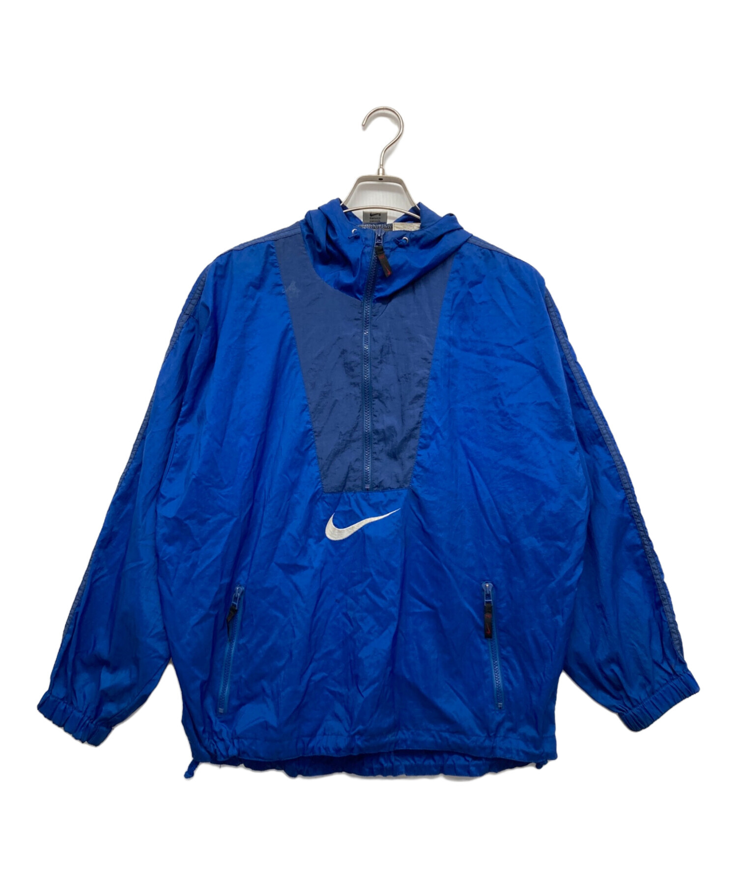 中古・古着通販】NIKE (ナイキ) アノラックパーカー ブルー サイズ:M