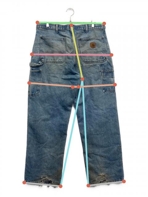 中古・古着通販】CarHartt (カーハート) デニムダブルニーペインター