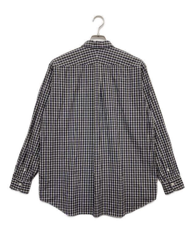 中古・古着通販】COMOLI (コモリ) タータンチェックシャツ ネイビー