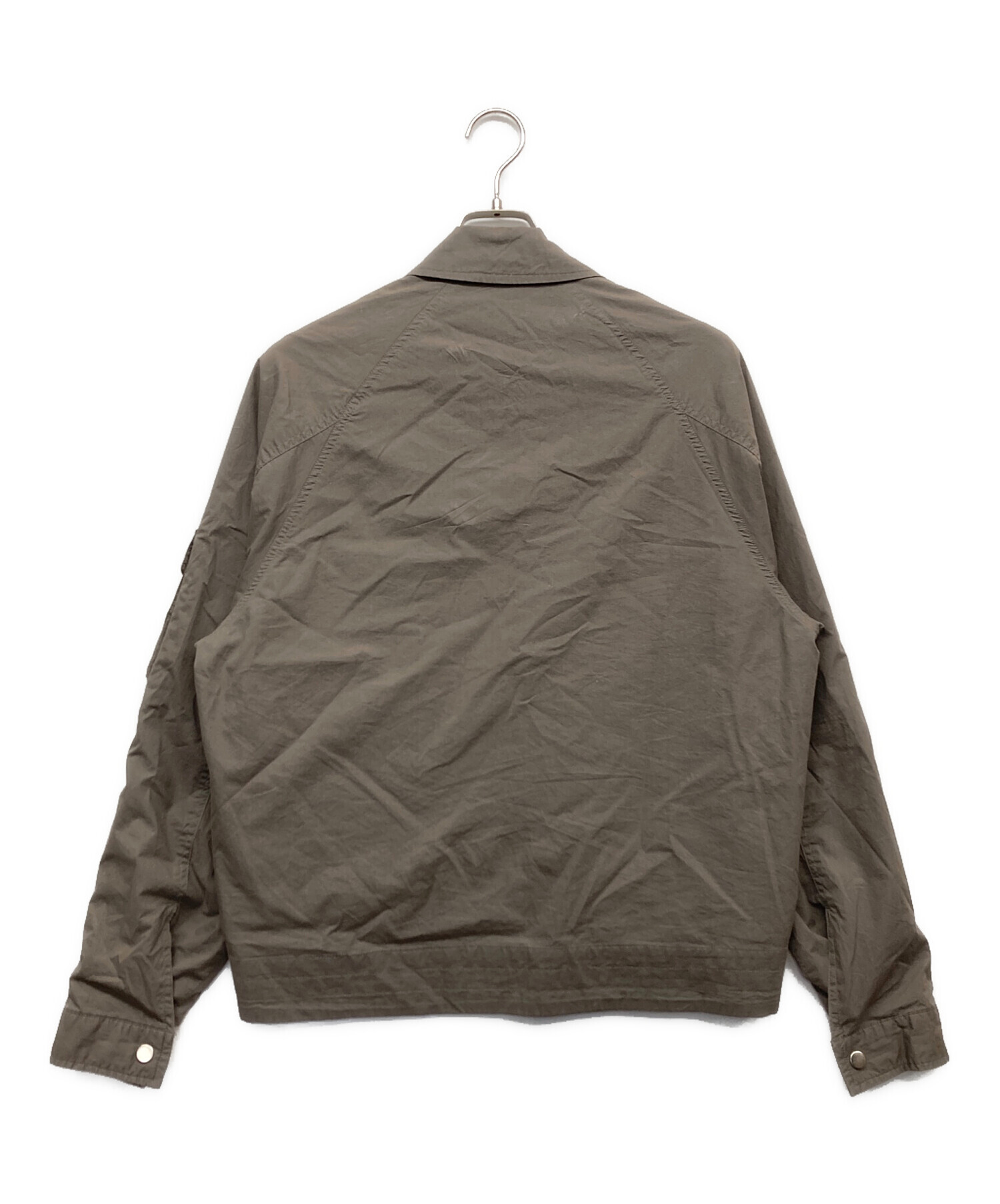 ZARA ジップアップ ブルゾン ジャケット 中古・古着通販】ZARA (ザラ) ジップアップジャケット カーキ サイズ:S