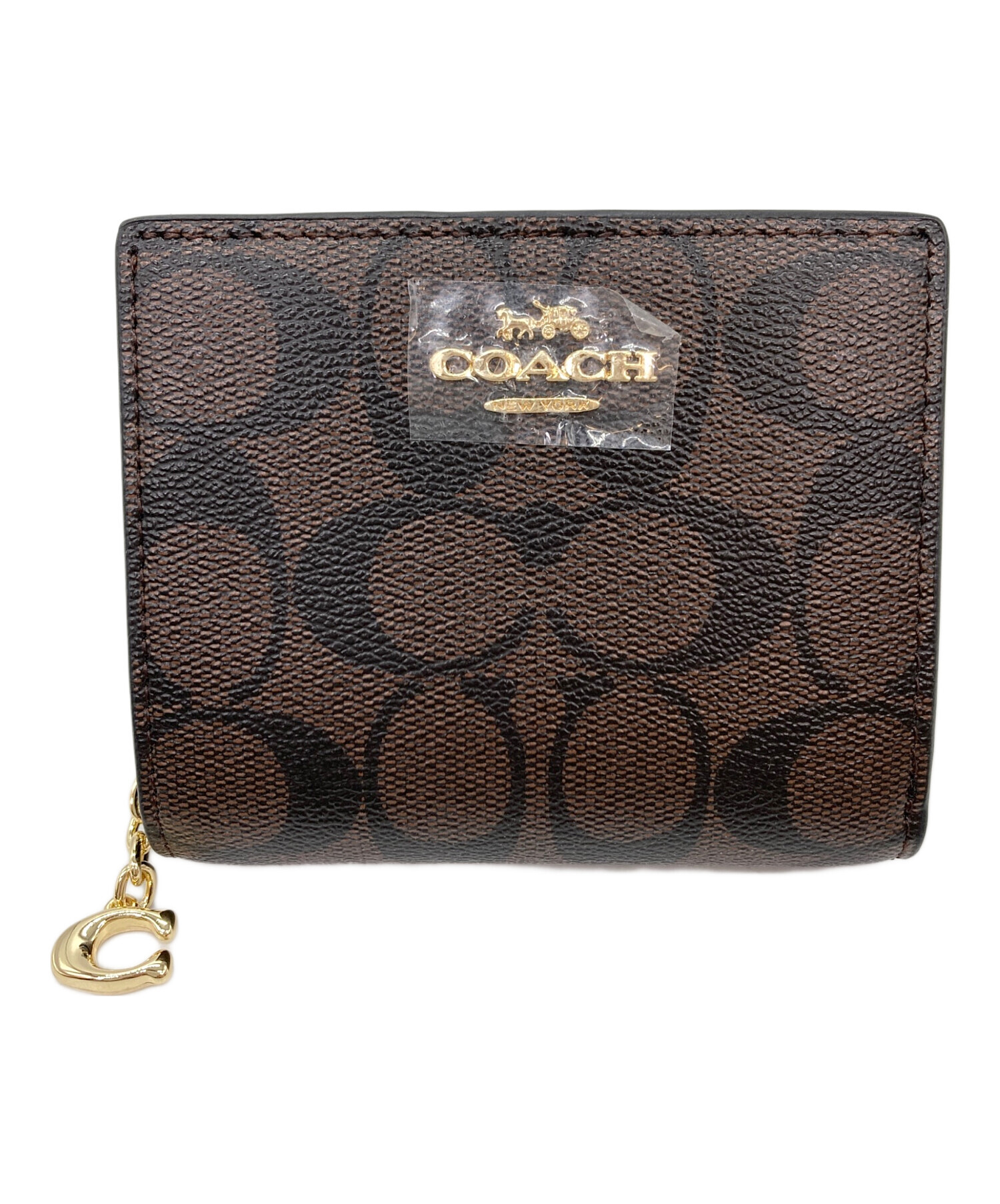 新品未使用】coach 二つ折り財布(レディース ミニ財布(二つ折り 新品未使用】coach 二つ折り財布(レディース ミニ財布(二つ折り
