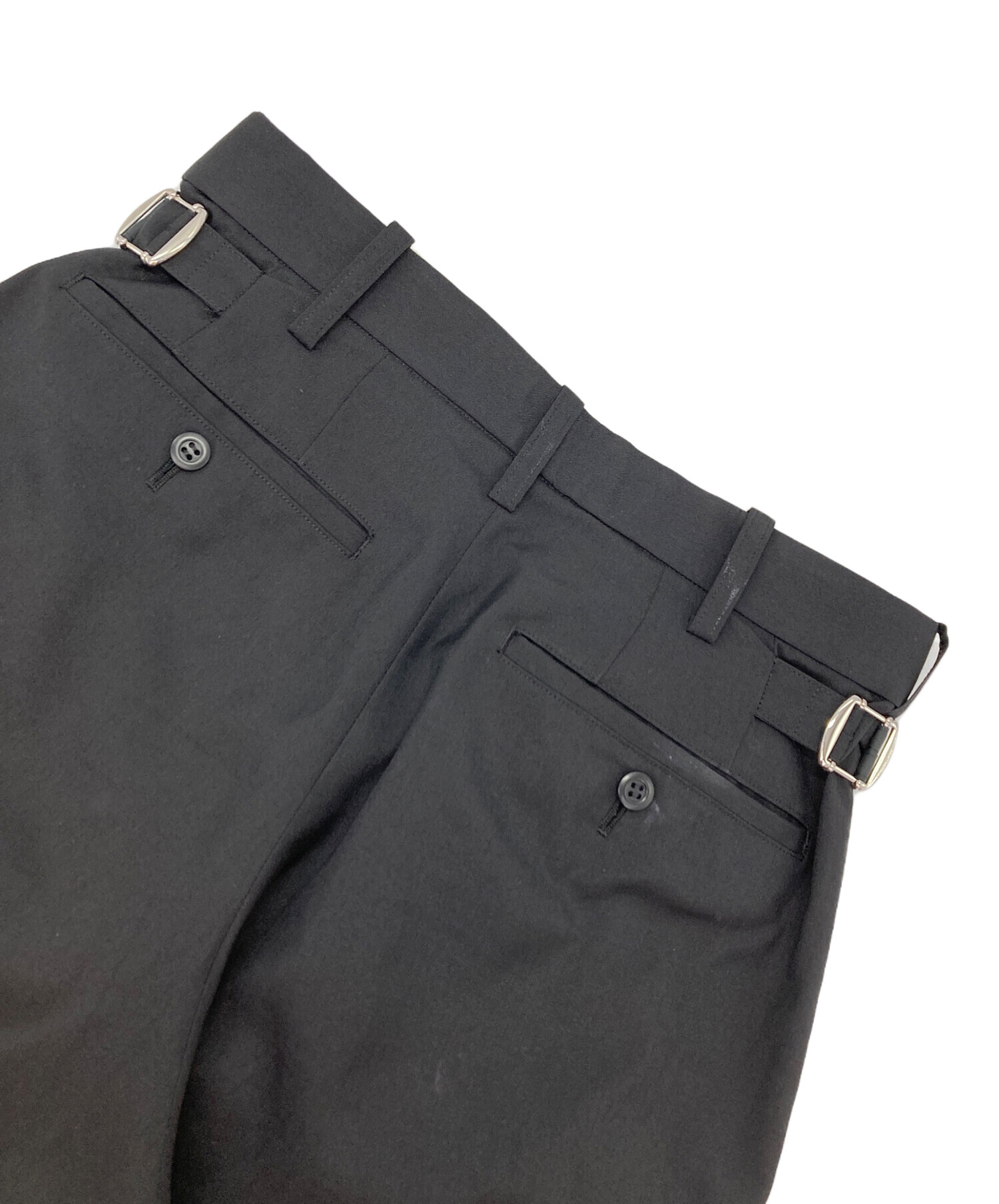 中古・古着通販】Tamme (タム) CWU-1/P WIDE SLACKS ブラック サイズ
