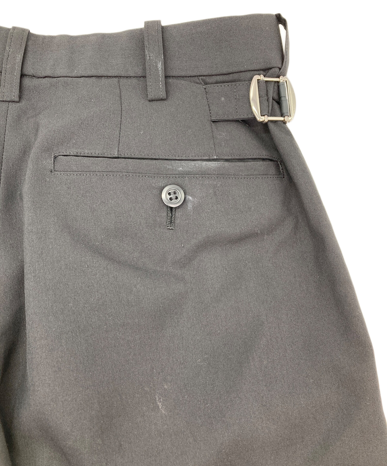 Tamme 22aw ∠13° WIDE SLACKS サイズ1 ブラック Tamme 22aw ∠13° WIDE SLACKS サイズ1 ブラック Tamme Official